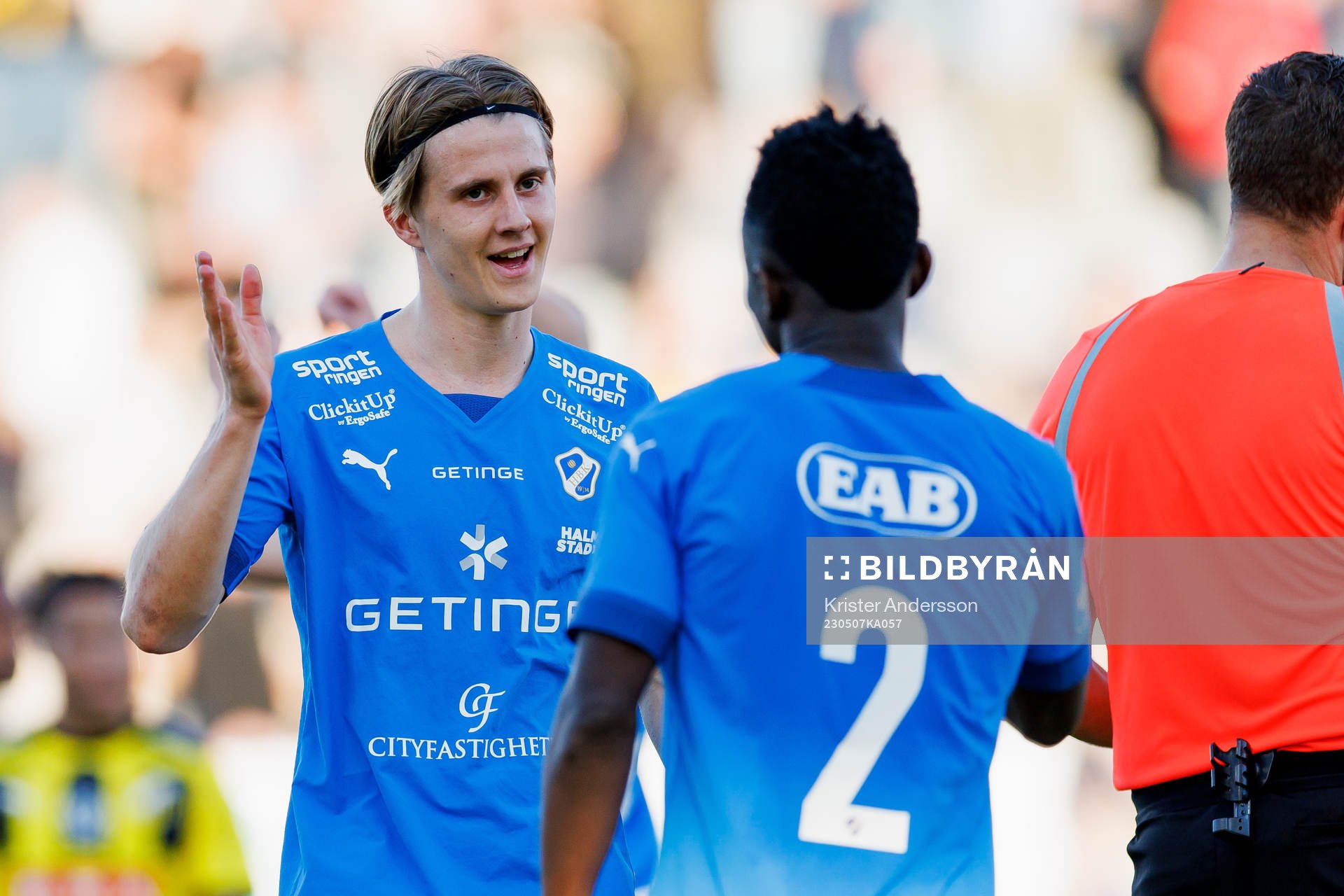 Halmstads Erik Ahlstrand jublar