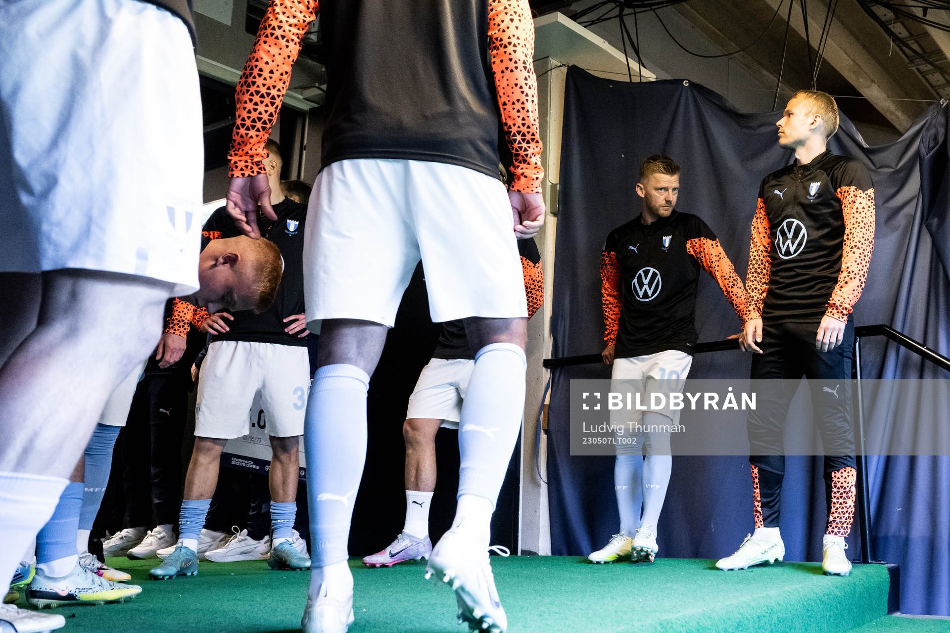 Malmö FFs Anders Christiansen och Oscar Lewicki