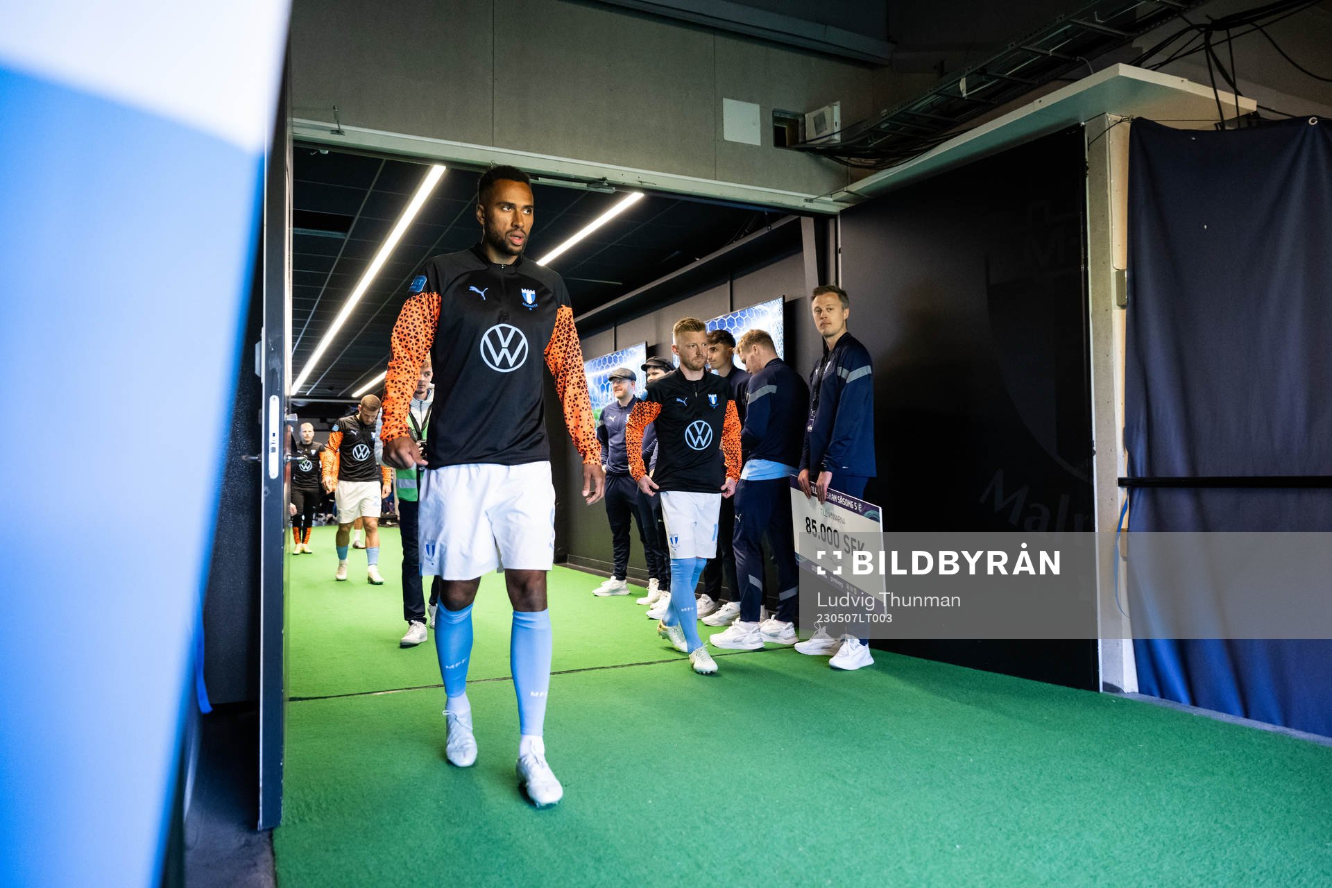 Malmö FFs Isaac Kiese Thelin och Anders Christiansen