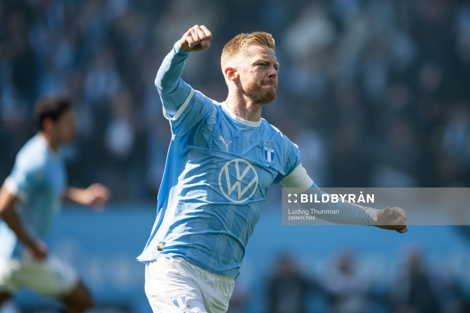 Malmö FFs Anders Christiansen jublar