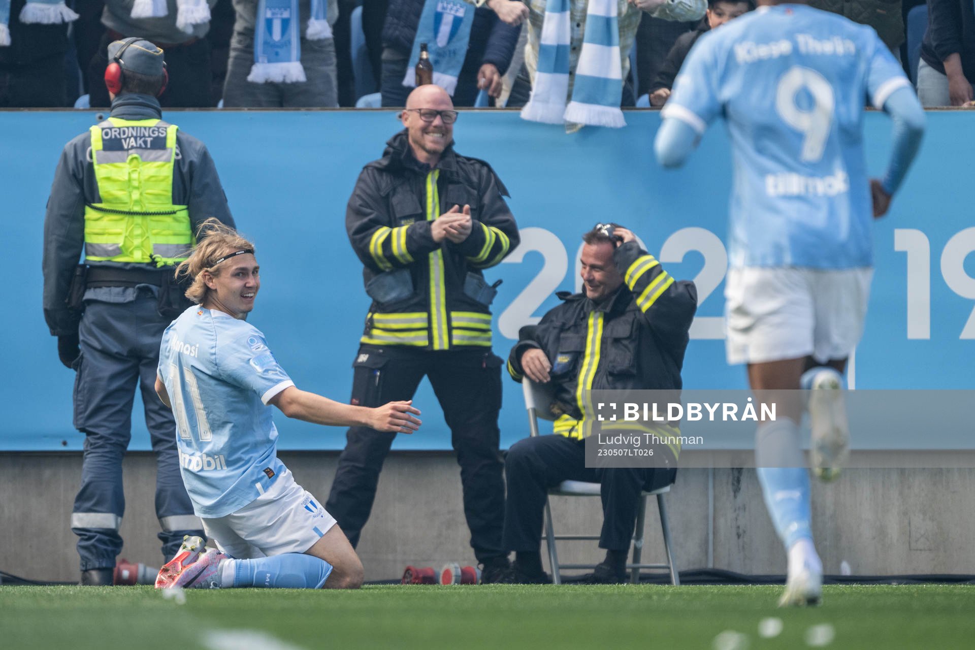 Malmö FFs Sebastian Nanasi jublar