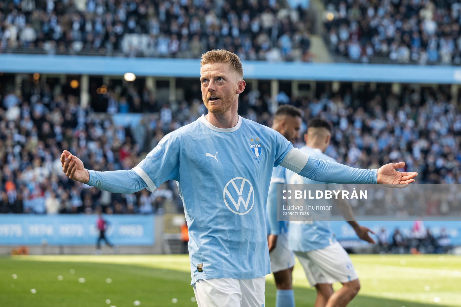 Malmö FFs Anders Christiansen jublar