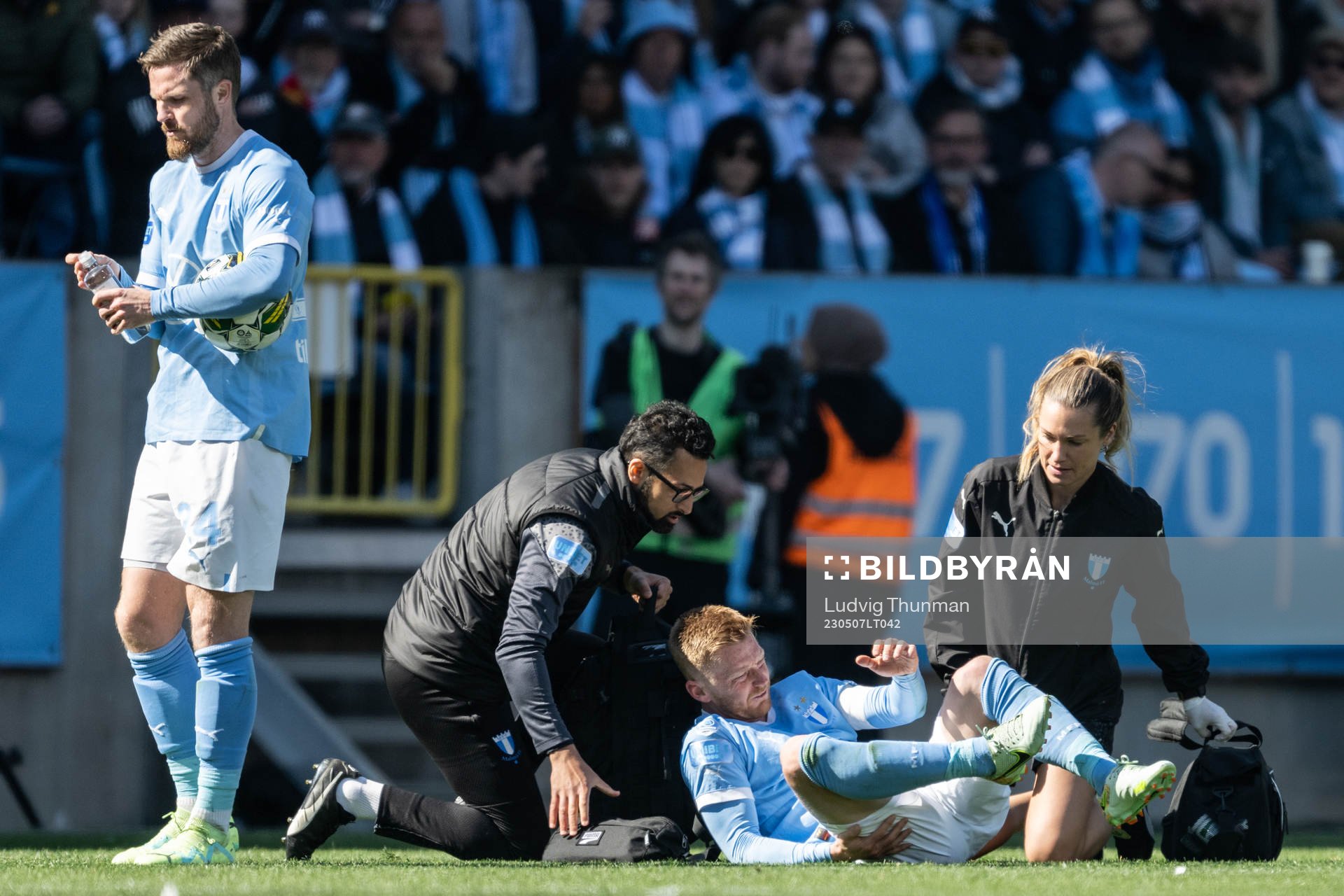 Malmö FFs Anders Christiansen får vård