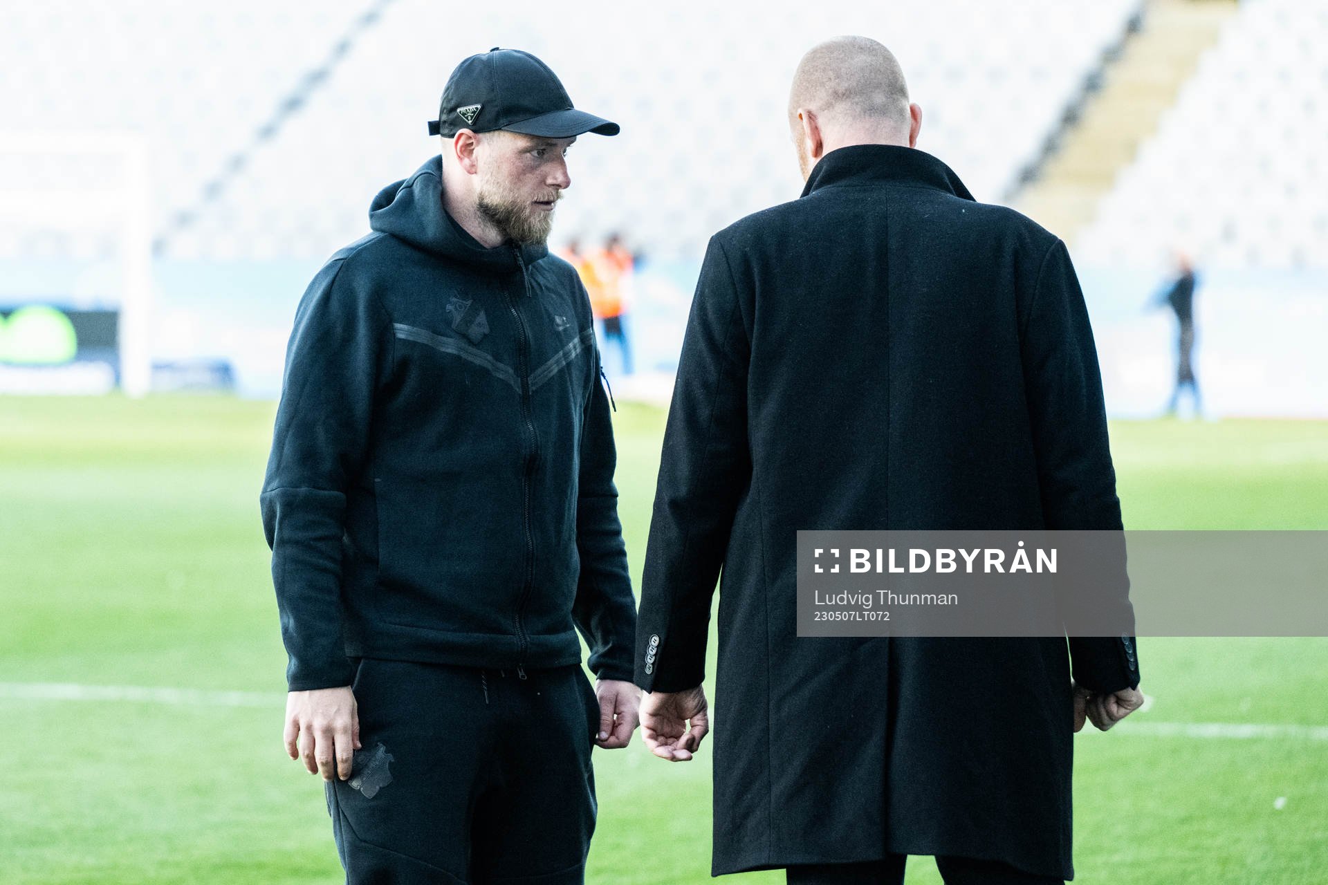 AIKs John Guidetti och tränare Andreas Brännström