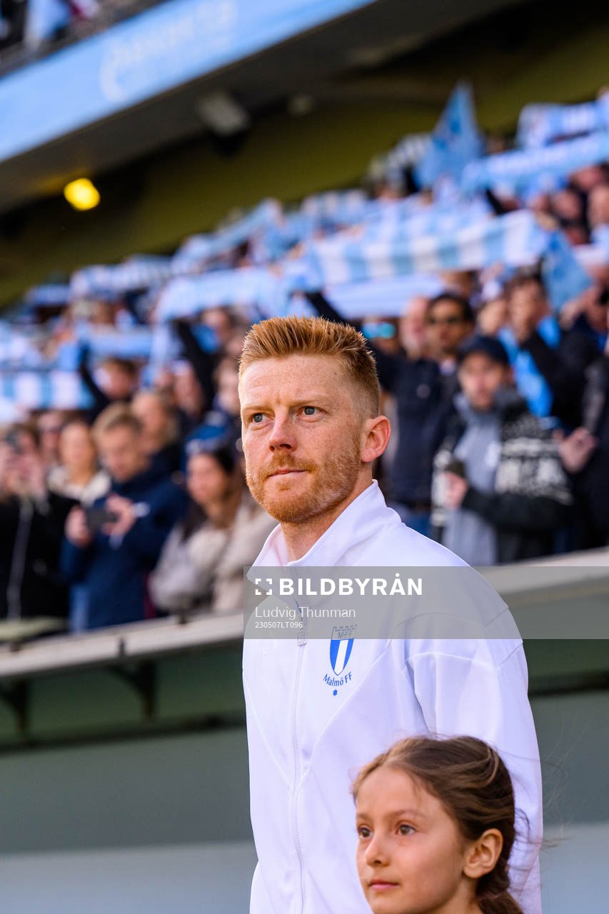 Malmö FFs Anders Christiansen gör entre