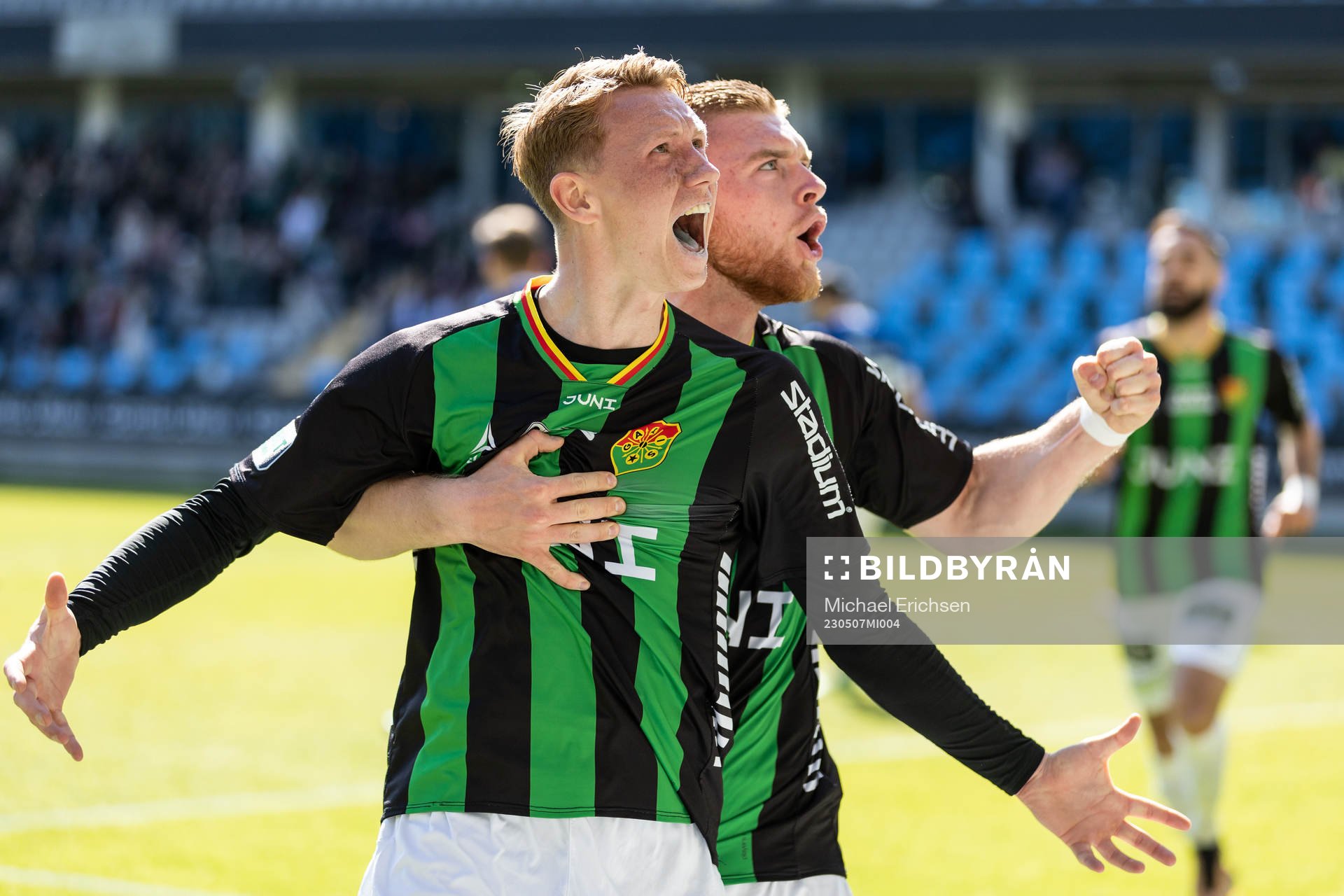 GAISs Julius Lindberg jublar