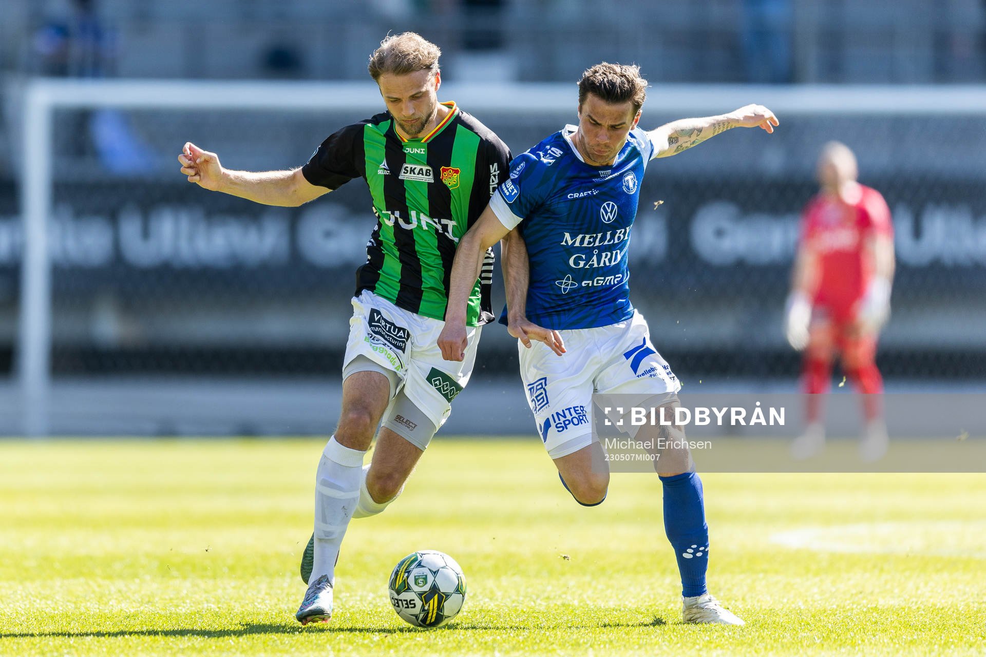 GAISs Gustav Lundgren och Trelleborgs Herman Hallberg