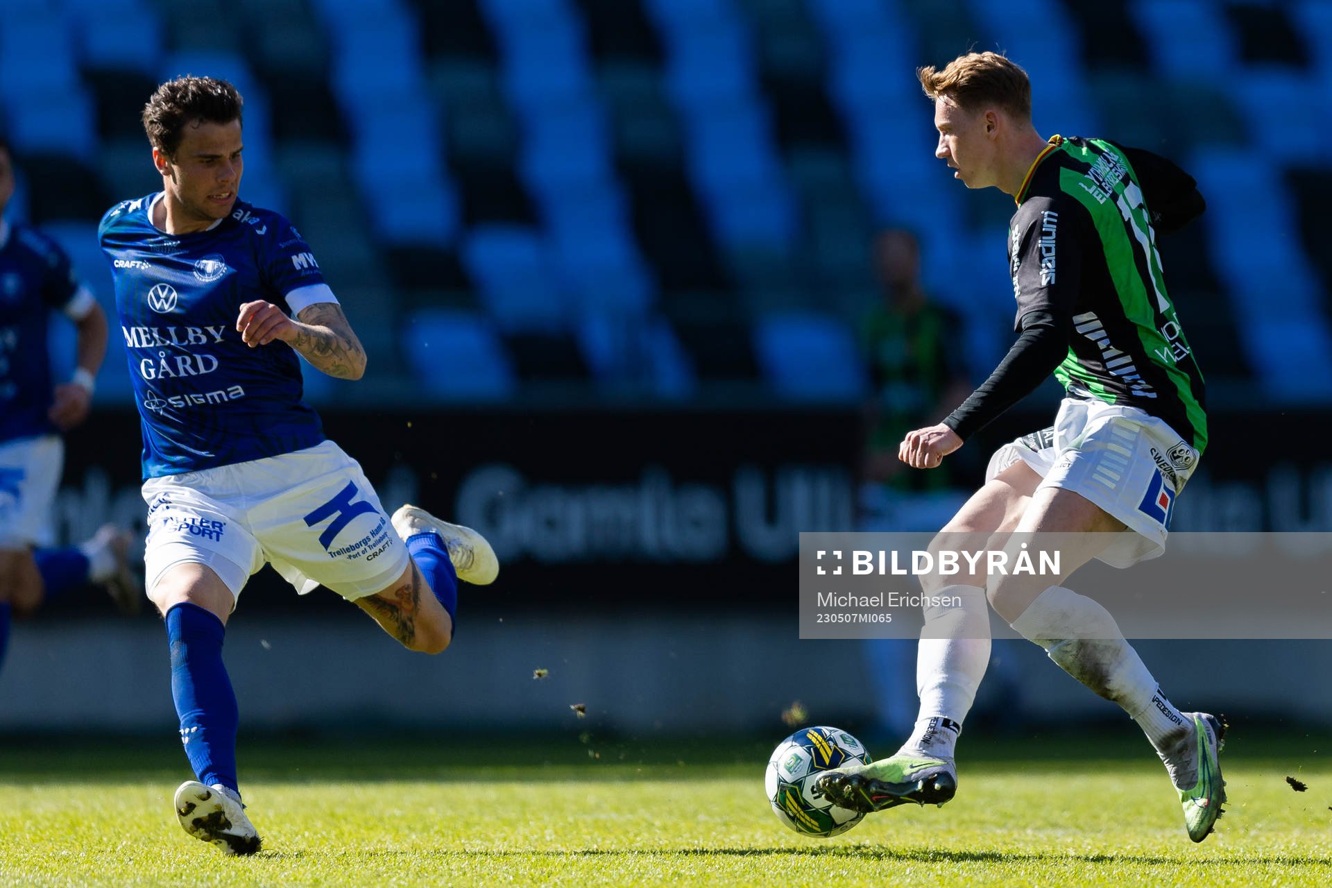 Trelleborgs Herman Hallberg och GAIS Julius Lindberg