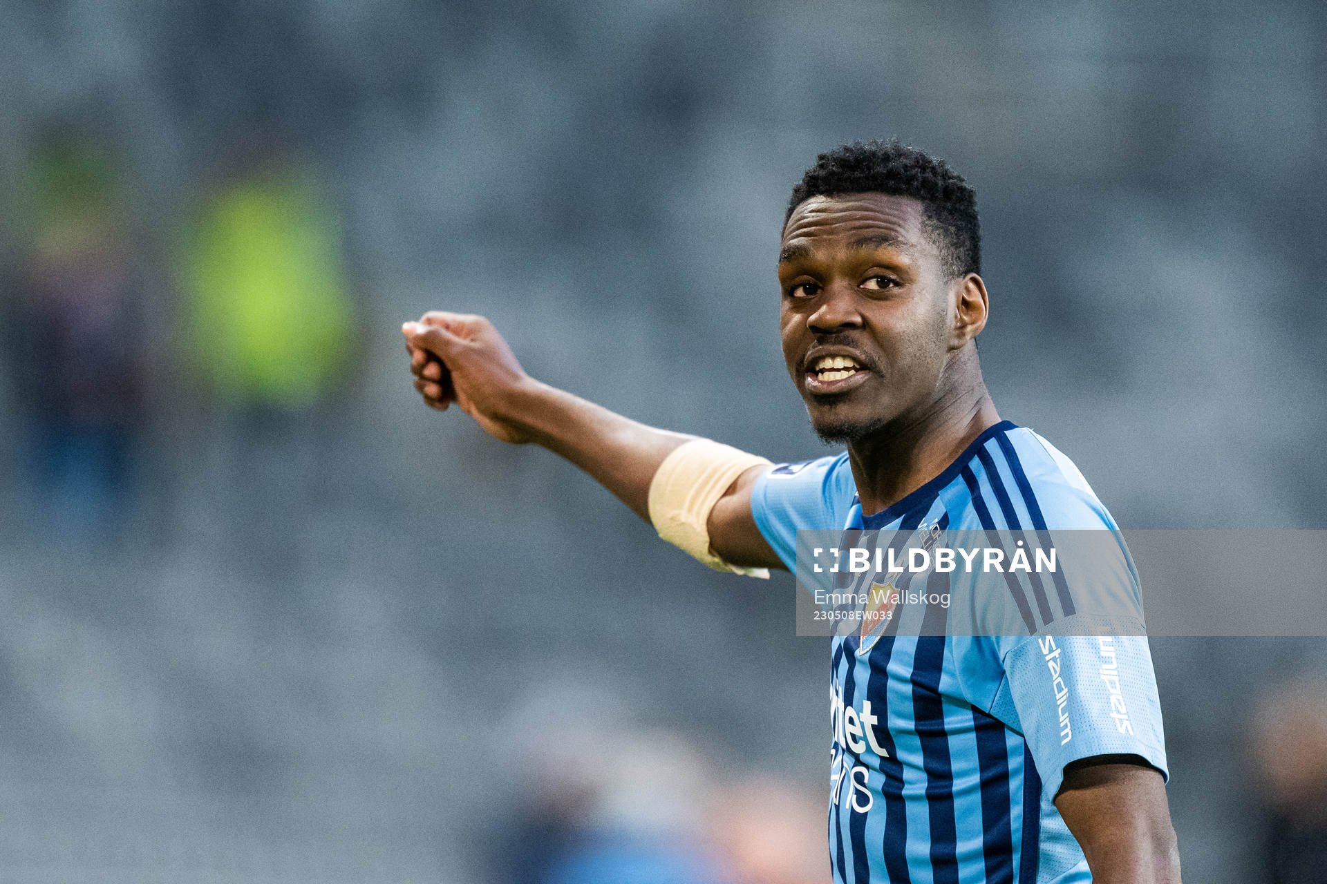 Djurgårdens Joel Asoro jublar