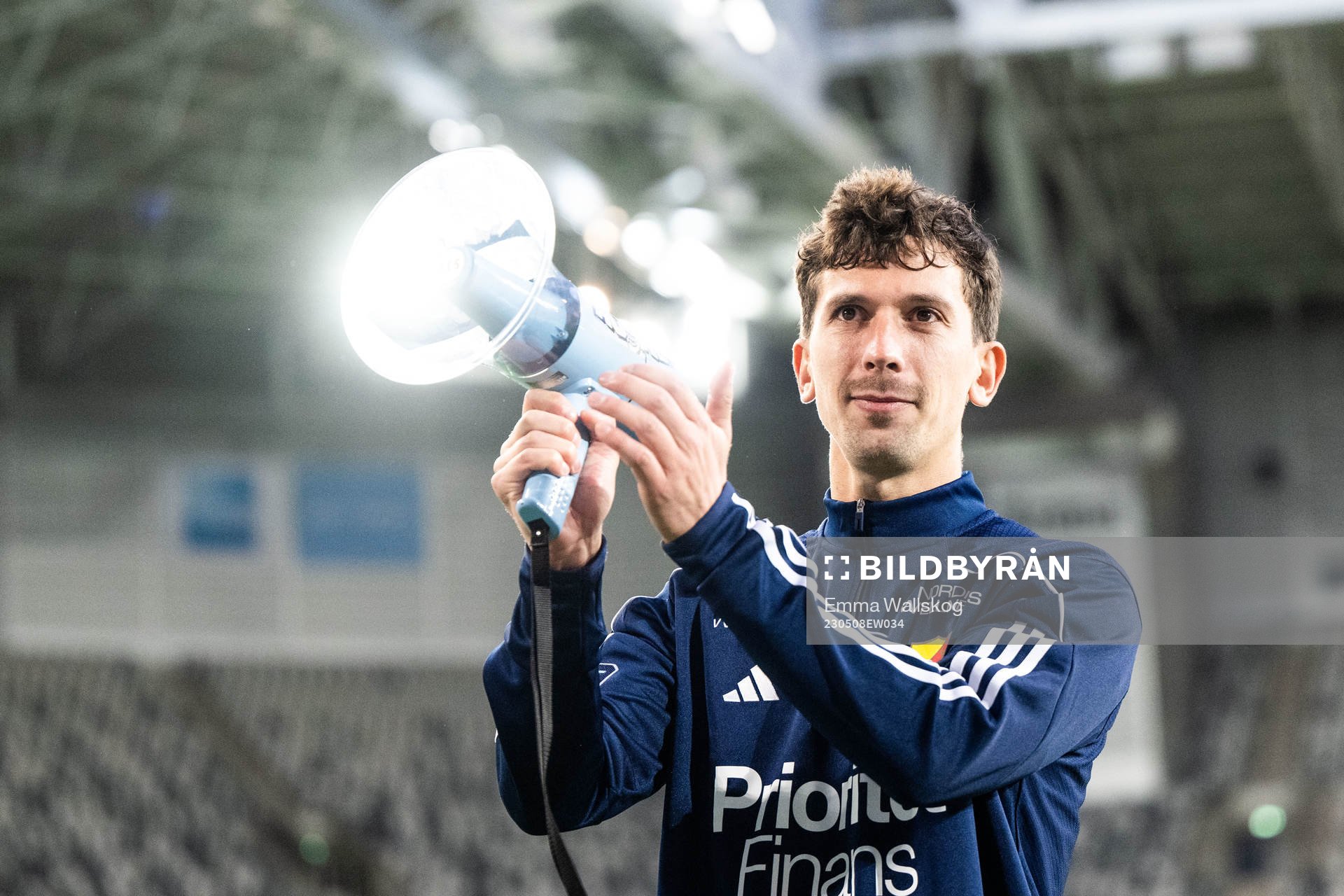 Djurgårdens Gustav Wikheim jublar