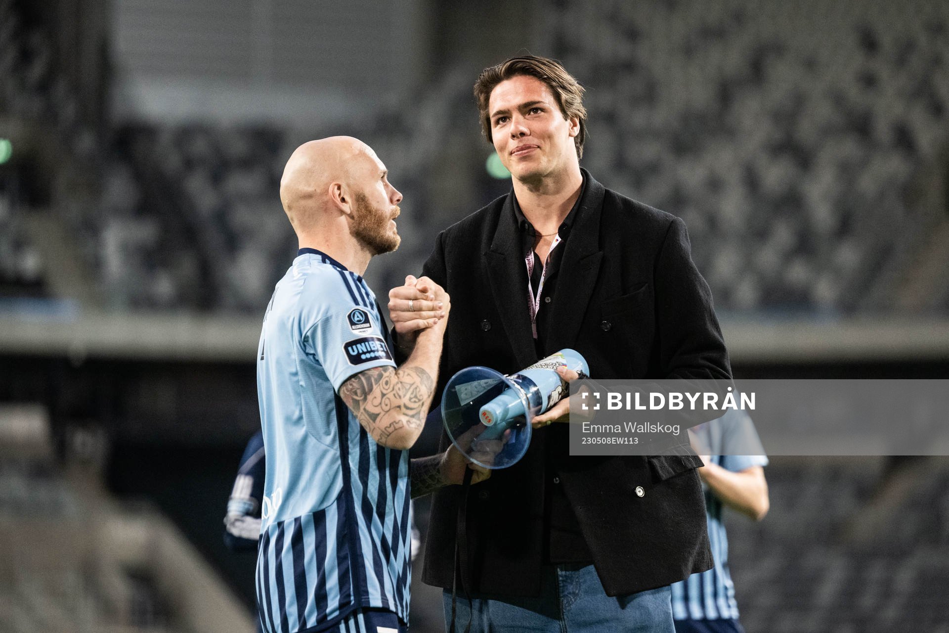 Djurgårdens Magnus Eriksson och Jacob Widell Zetterström