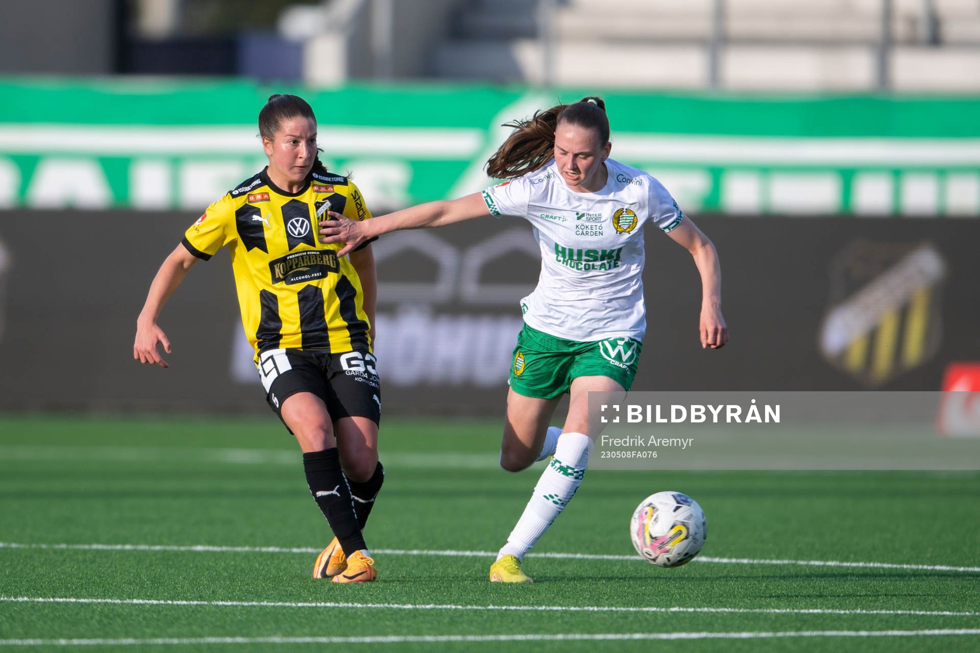 Häckens Ruby Grant och Hammarbys Vilde Hasund