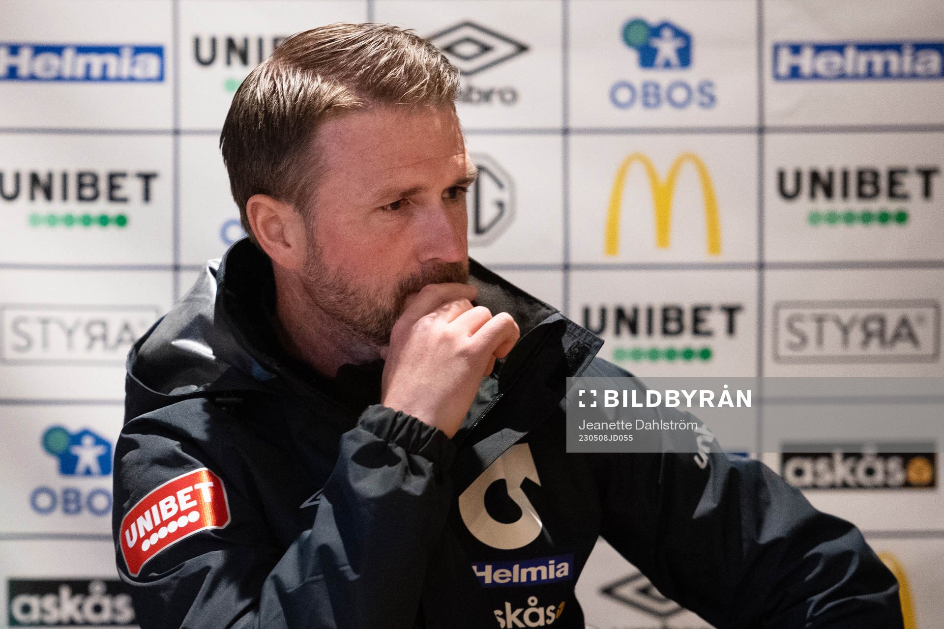 Degerfors tränare Tobias Solberg