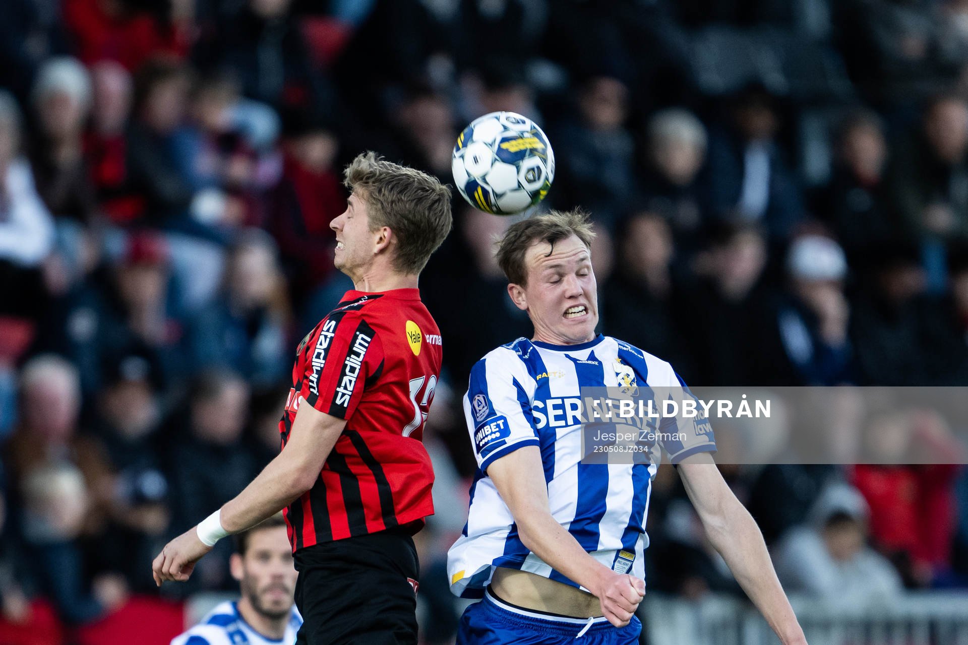 Brommapojkarnas Ludvig Fritzson och IFK Göteborgs Adam