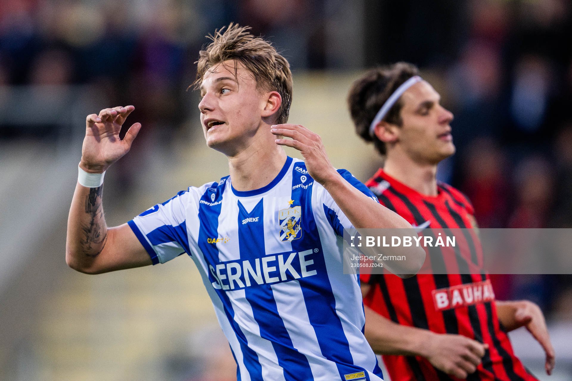 IFK Göteborgs Linus Carlstrand deppar