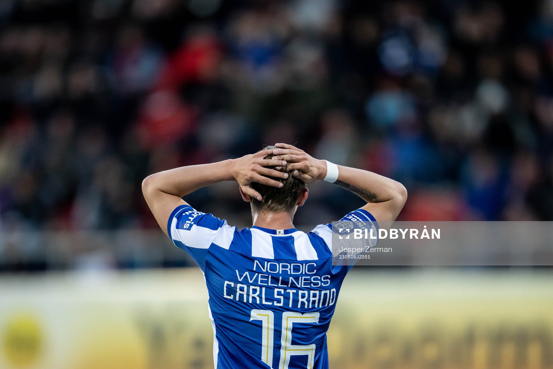 IFK Göteborgs Linus Carlstrand deppar