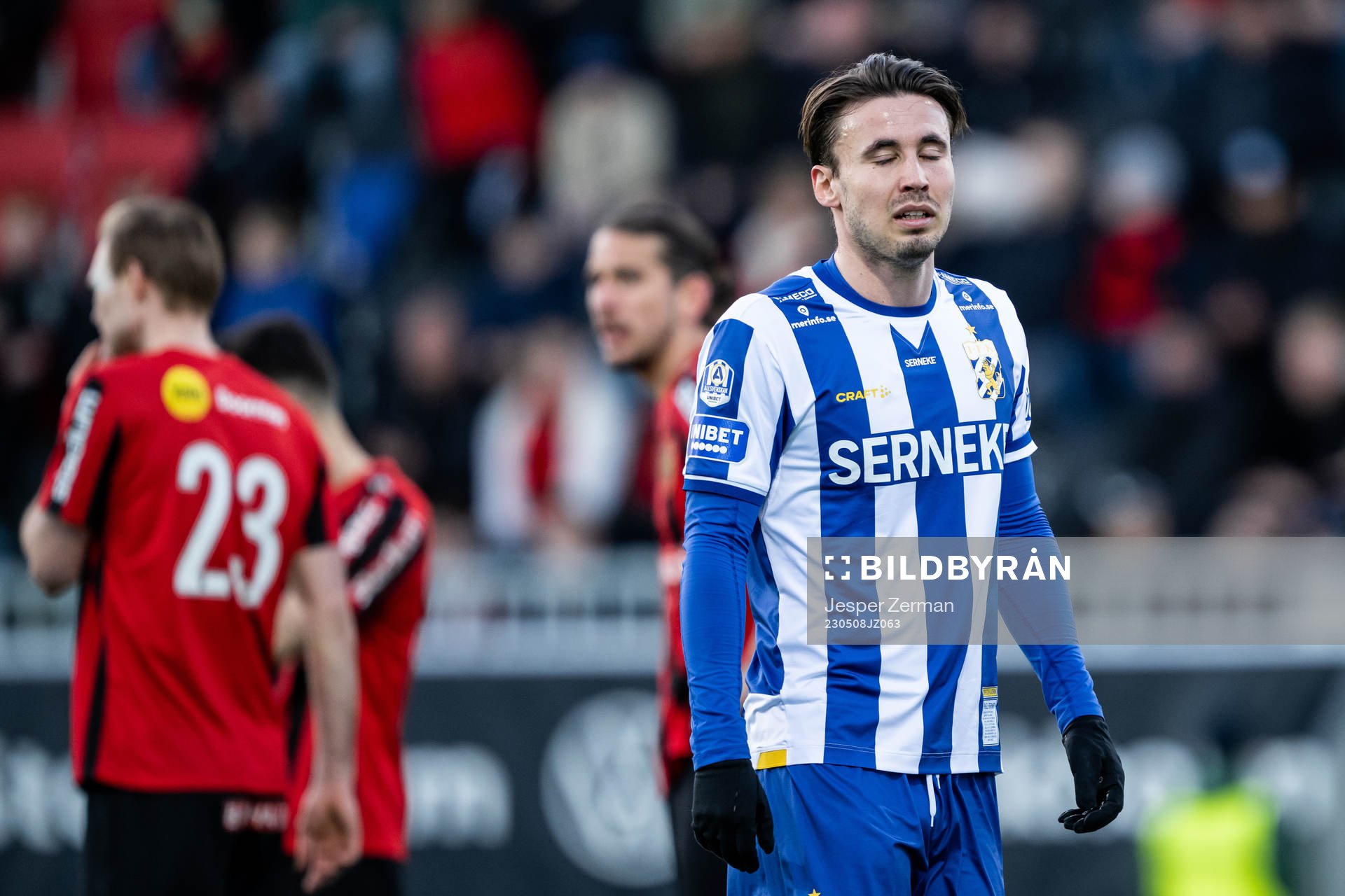 IFK Göteborgs Anders Trondsen deppar