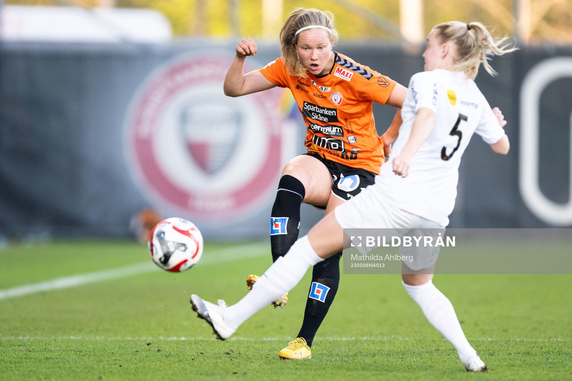 Kristianstads Hlin Eiriksdottir och Brommapojkarnas Wilma