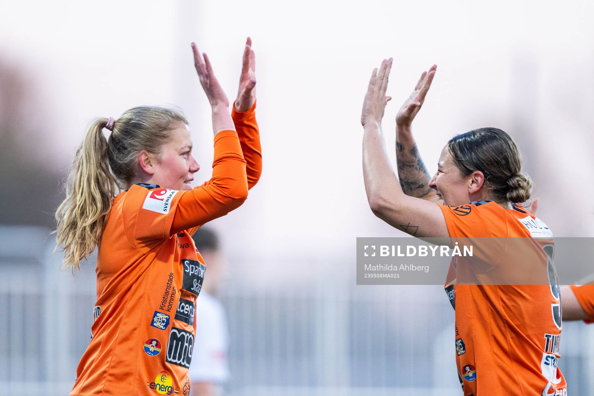 Kristianstads Amanda Jacobsen Andradottir och Tabitha
