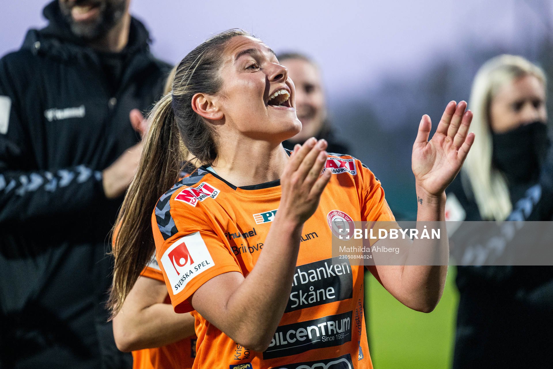 Kristianstads Carly Wickenheiser jublar