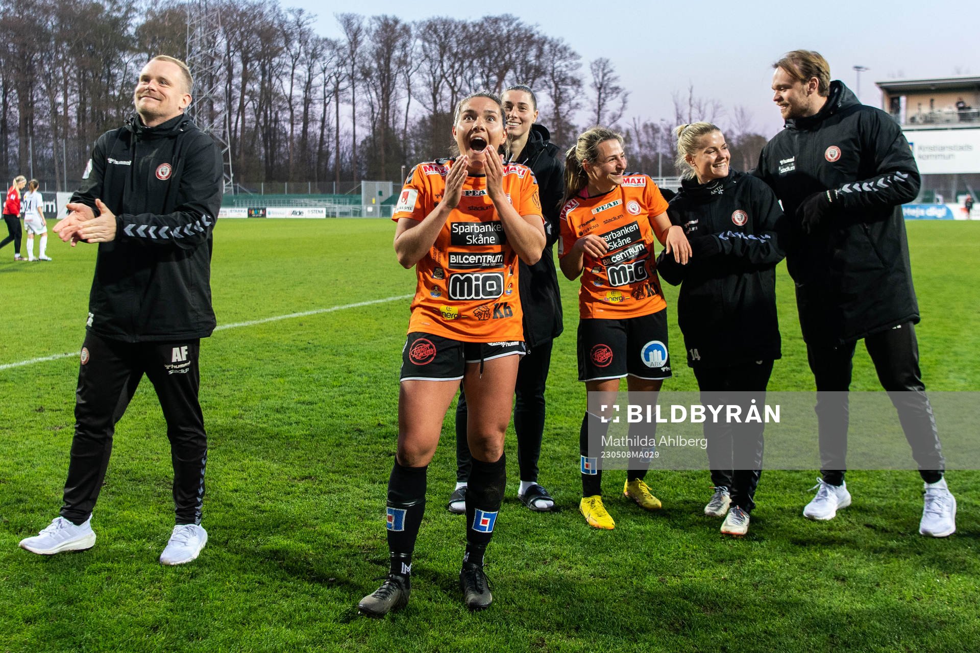 Kristianstads Carly Wickenheiser jublar