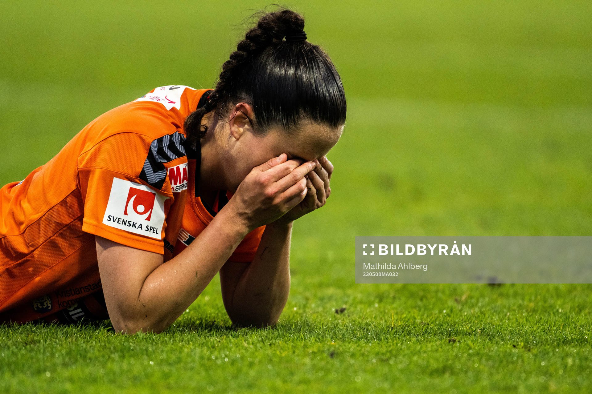 Kristianstads Evelyne Viens deppar