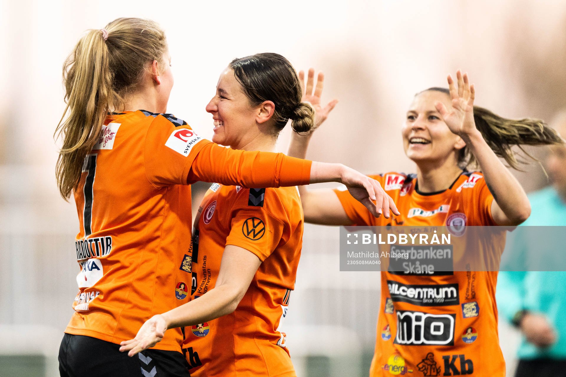 Kristianstads Amanda Jacobsen Andradottir och Tabitha
