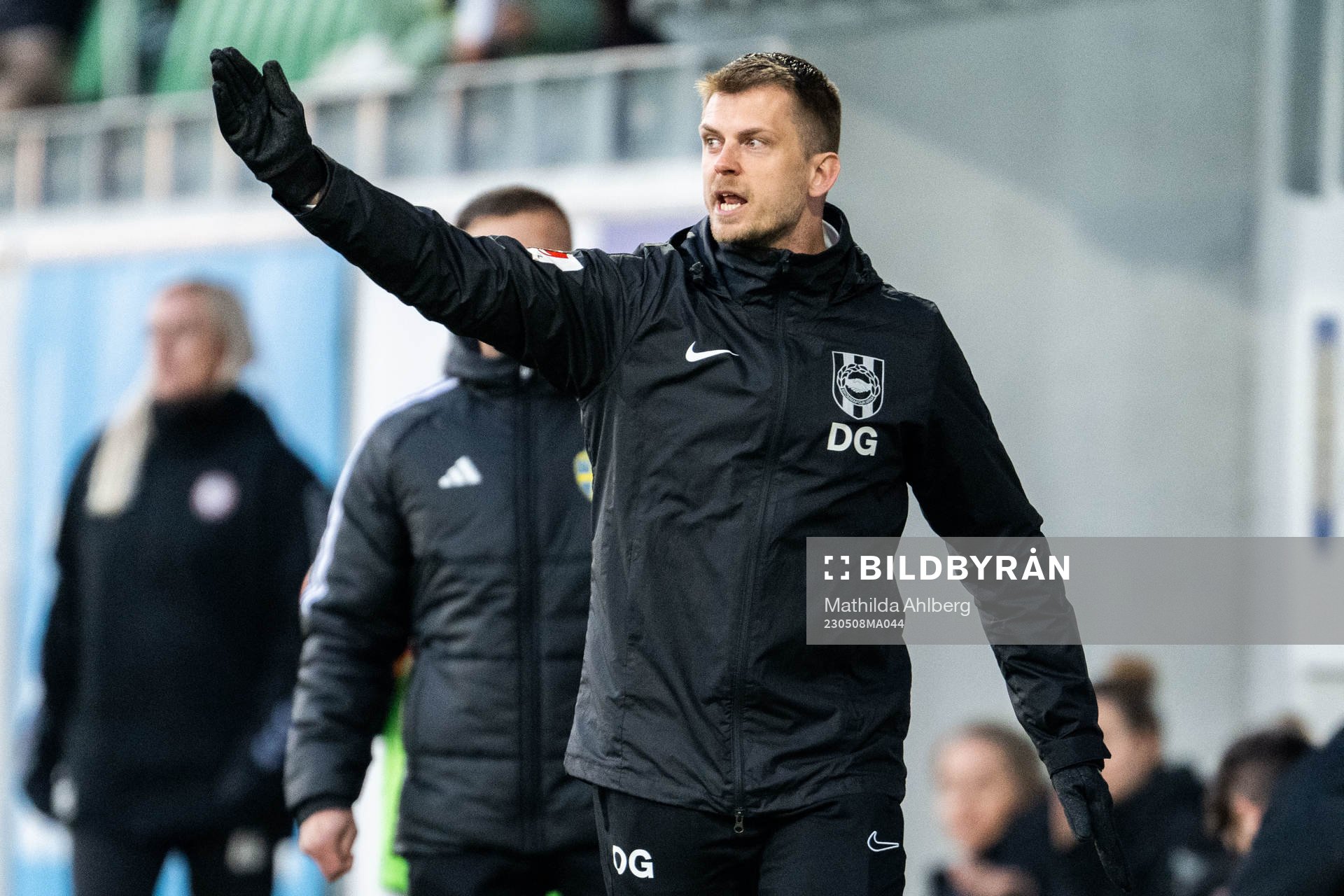 Brommapojkarnas tränare Daniel Gunnars