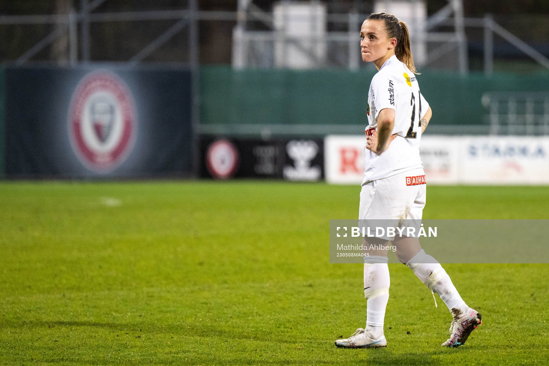 Brommapojkarnas Filippa Wallén deppar