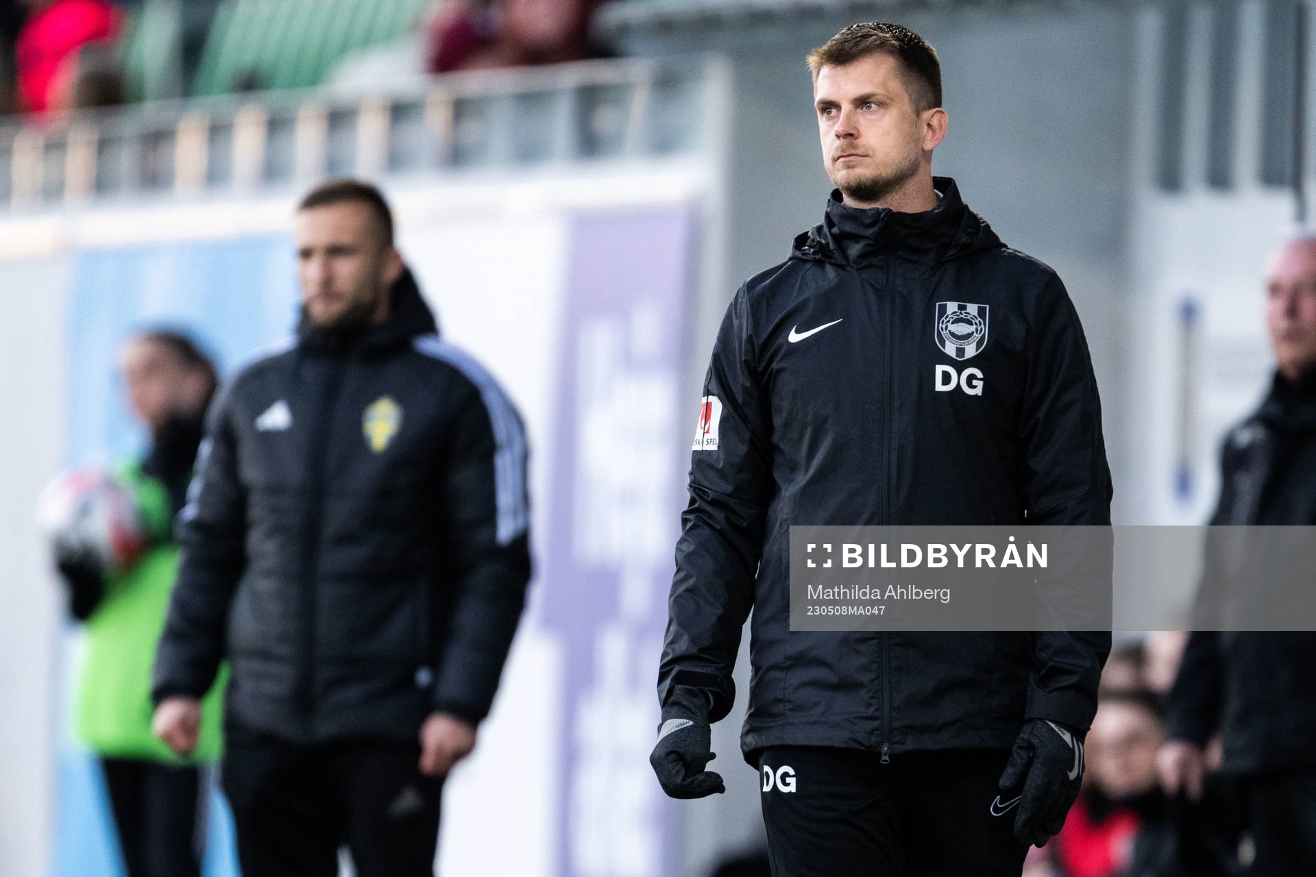 Brommapojkarnas tränare Daniel Gunnars