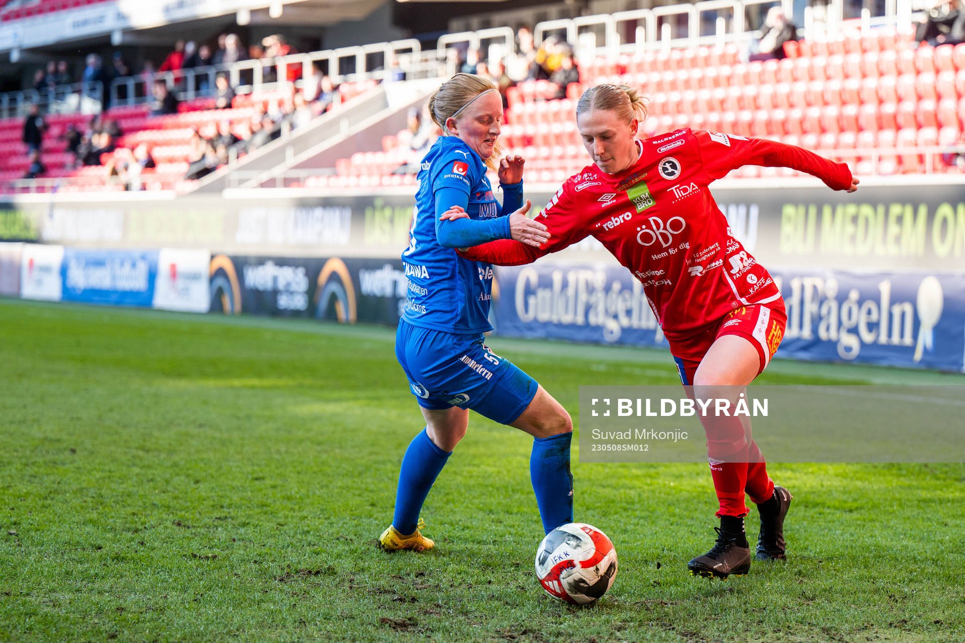 Kalmars Vera Andersson och Örebros Audrey Harding