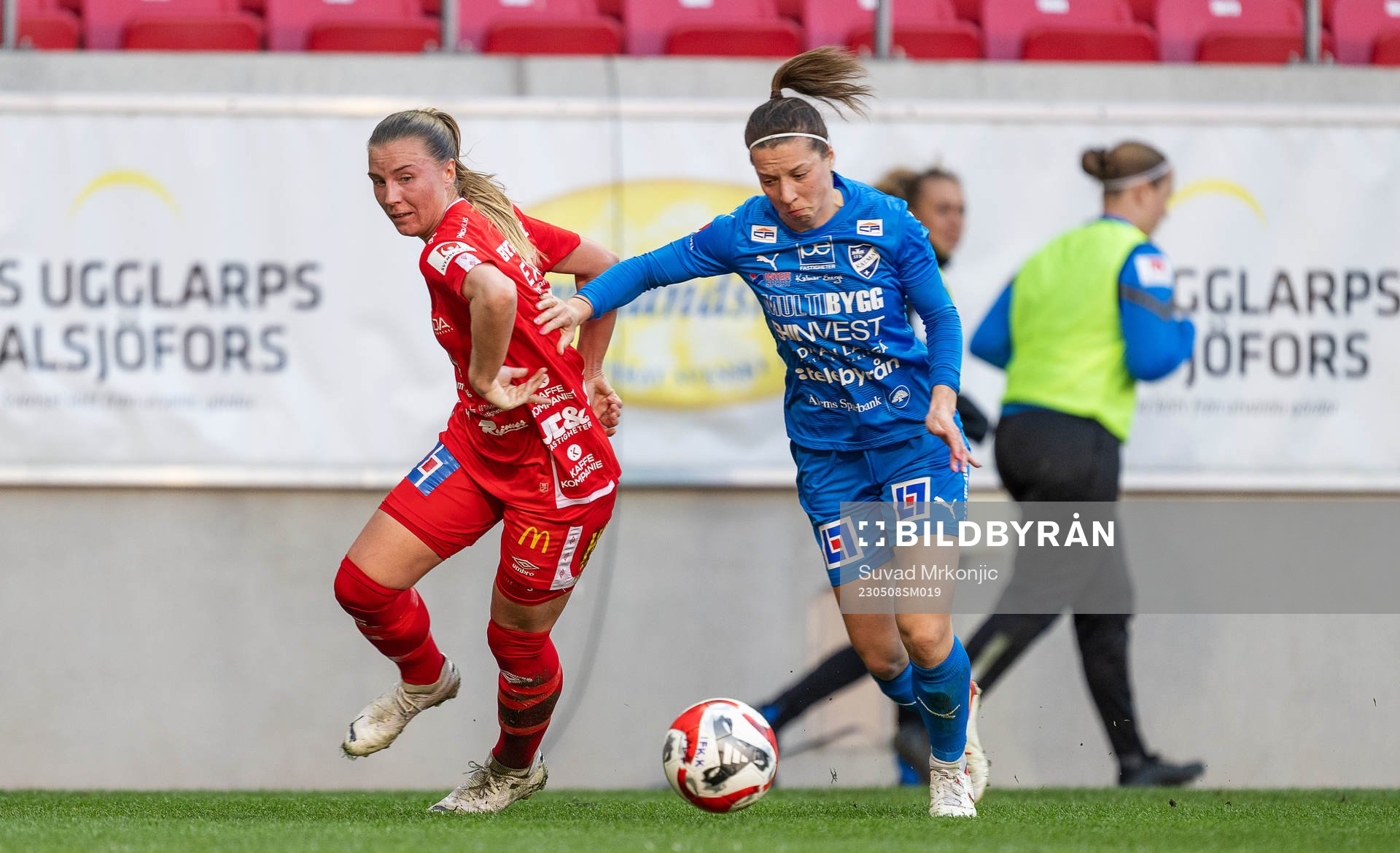 Örebros Louise Lillbäck och Kalmars Patricia Fischerova