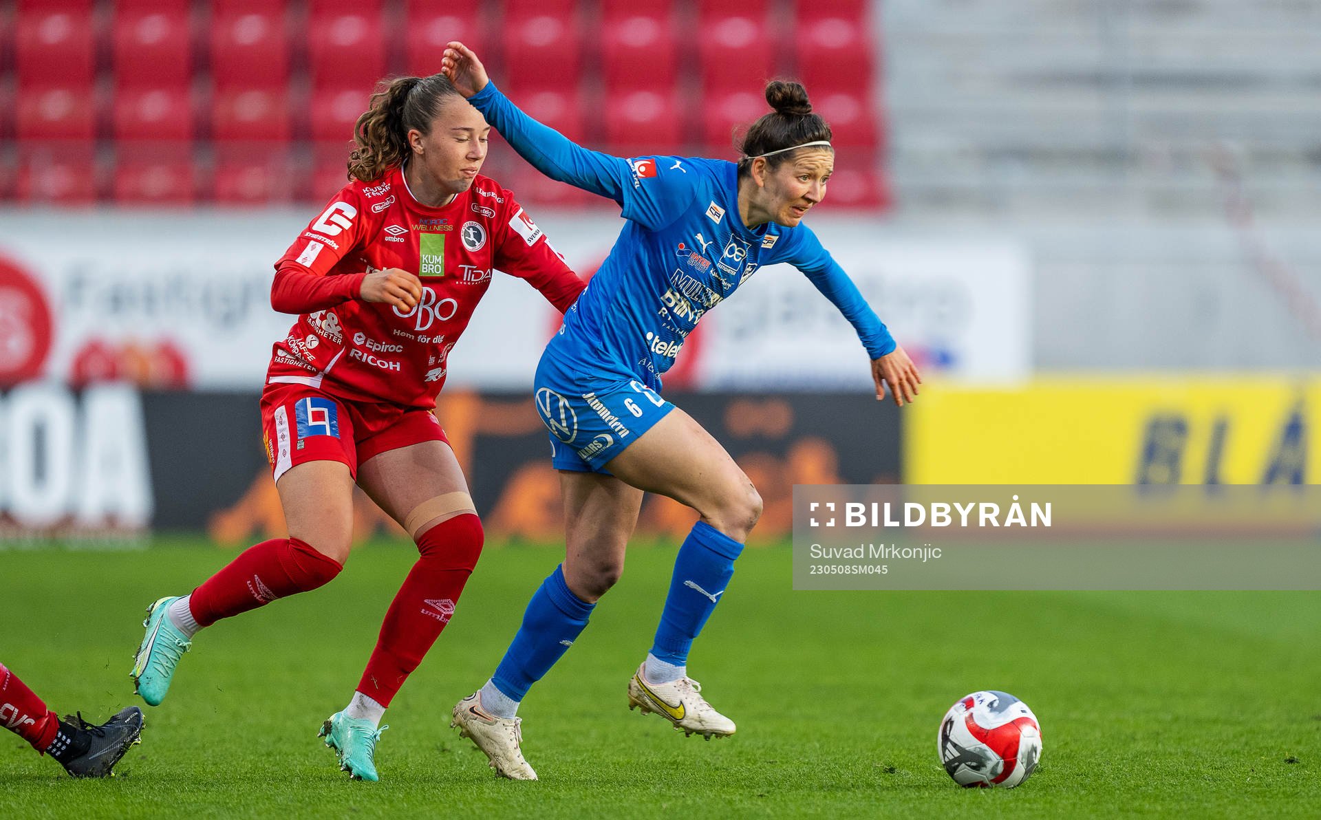 Örebros Athinna Persson Lundgren och Kalmars Jessica Ayers