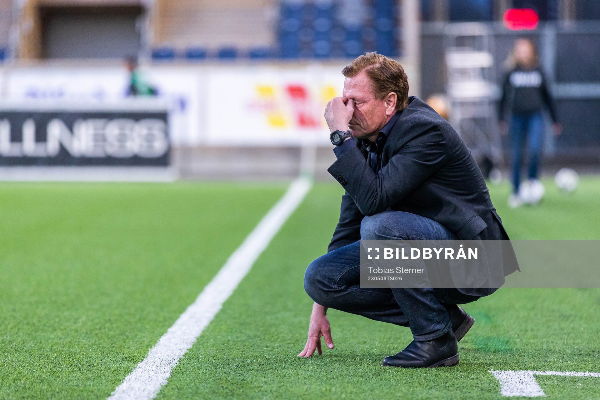 Sirius tränare Christer Mattiasson deppar