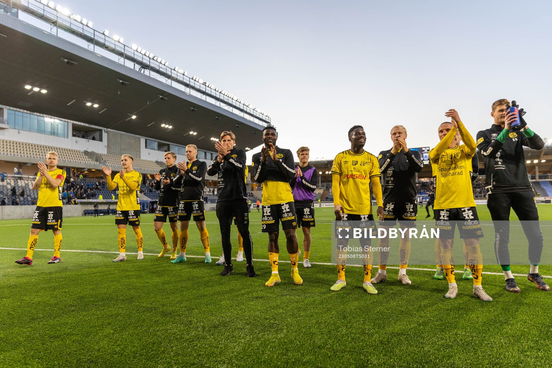 Elfsborgs spelare jublar