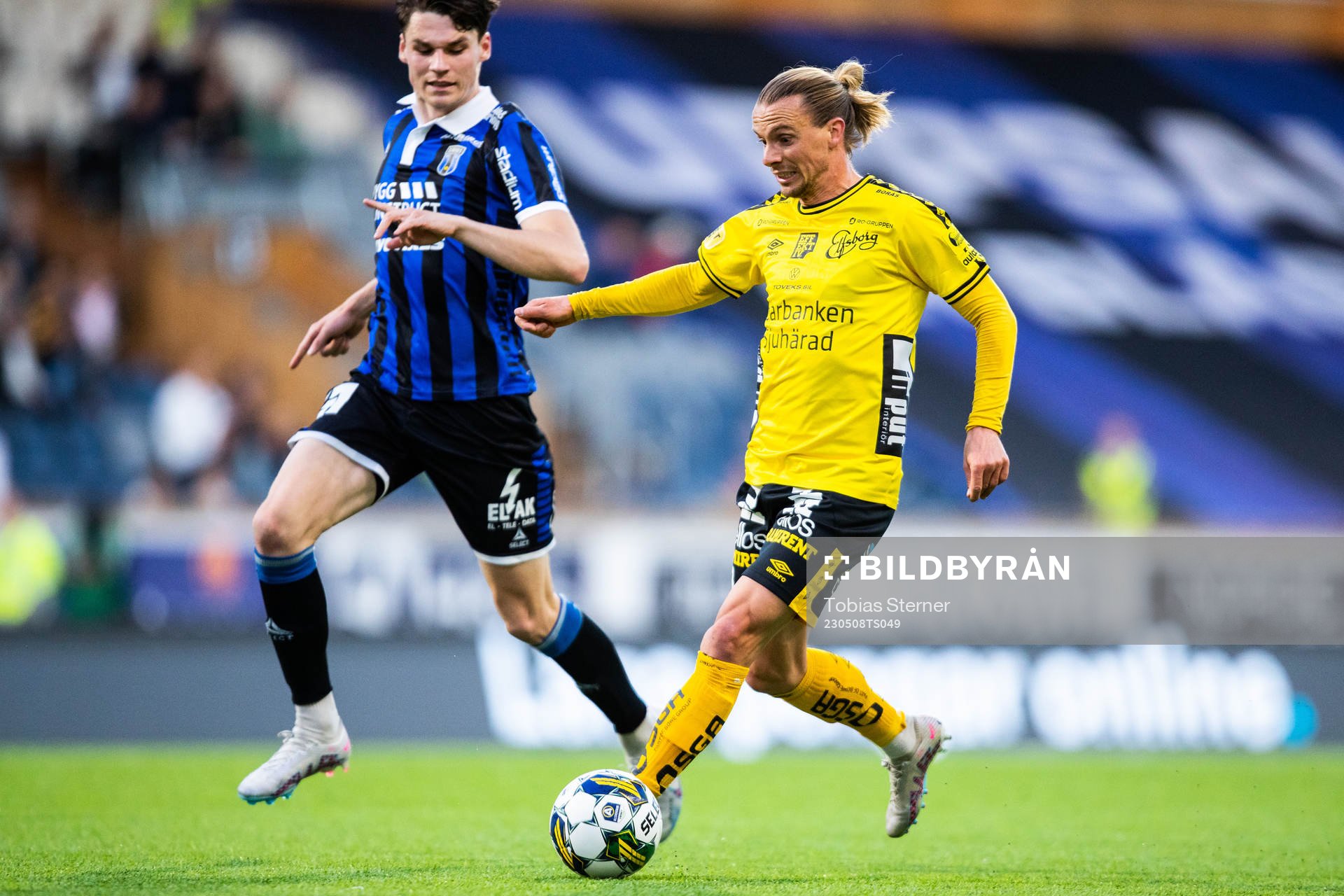 Sirius Jamie Roche och Elfsborgs Niklas Hult