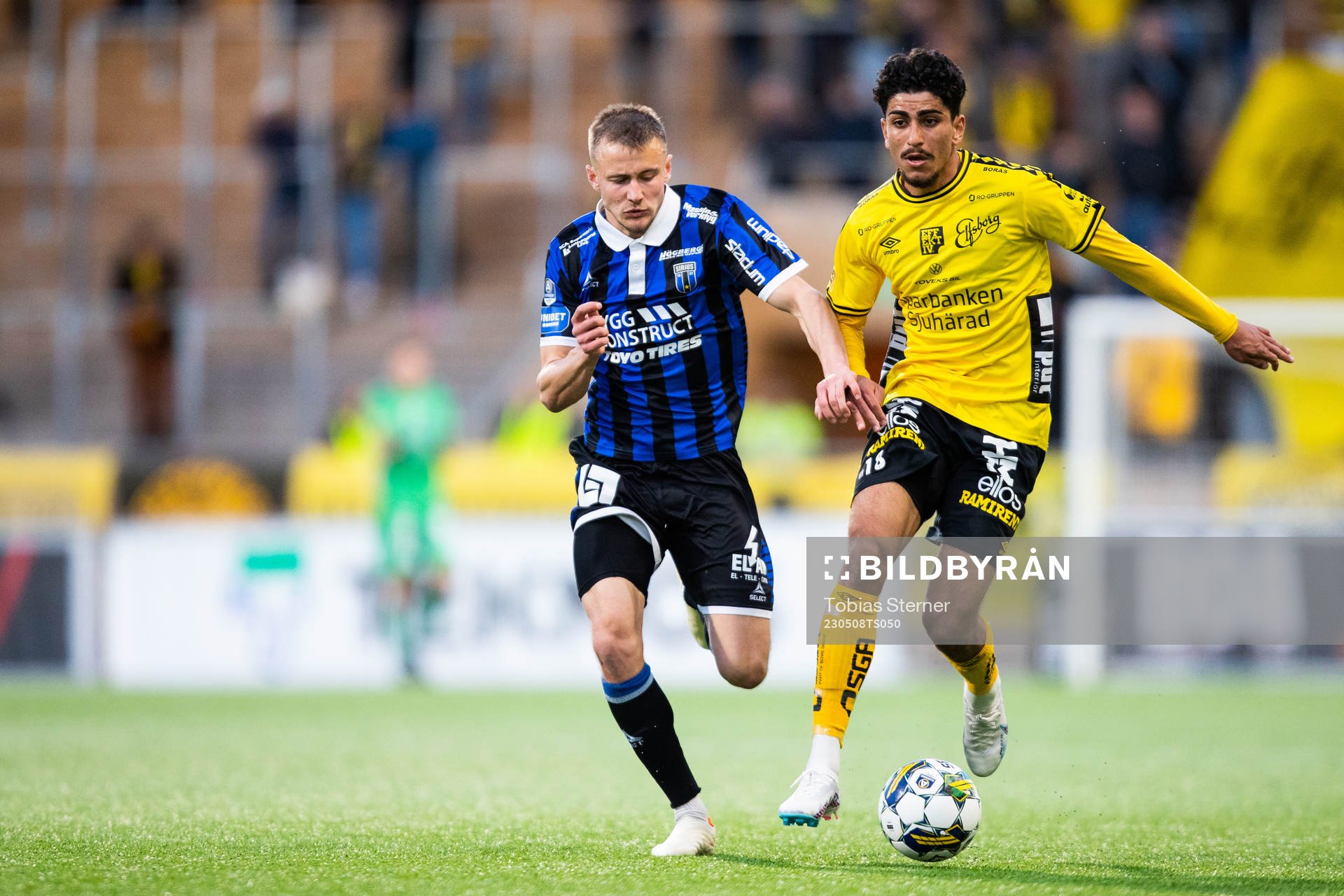 Sirius Melker Heier och Elfsborgs Ahmed Qasem