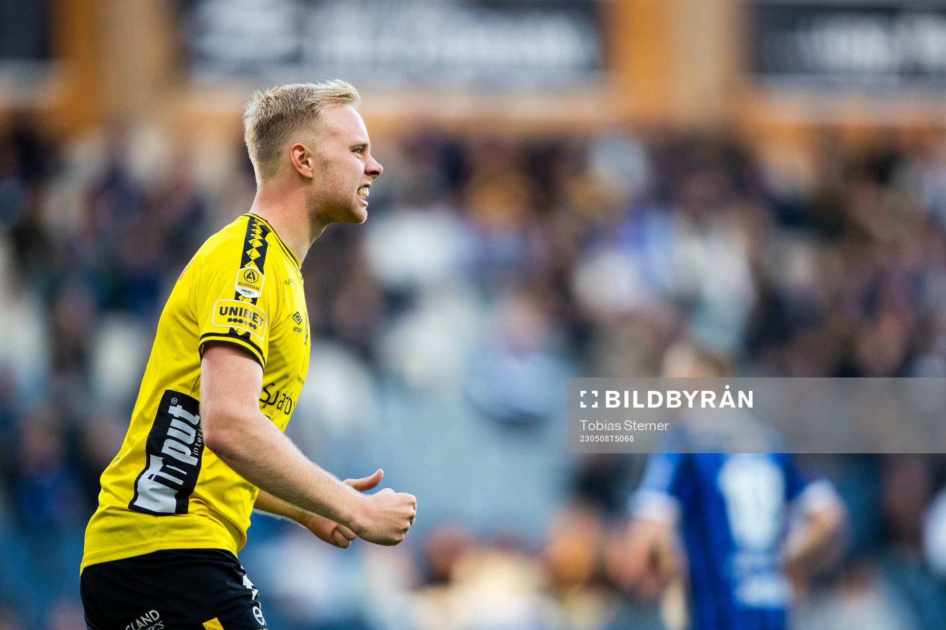 Elfsborgs Sveinn Guðjohnsen jublar