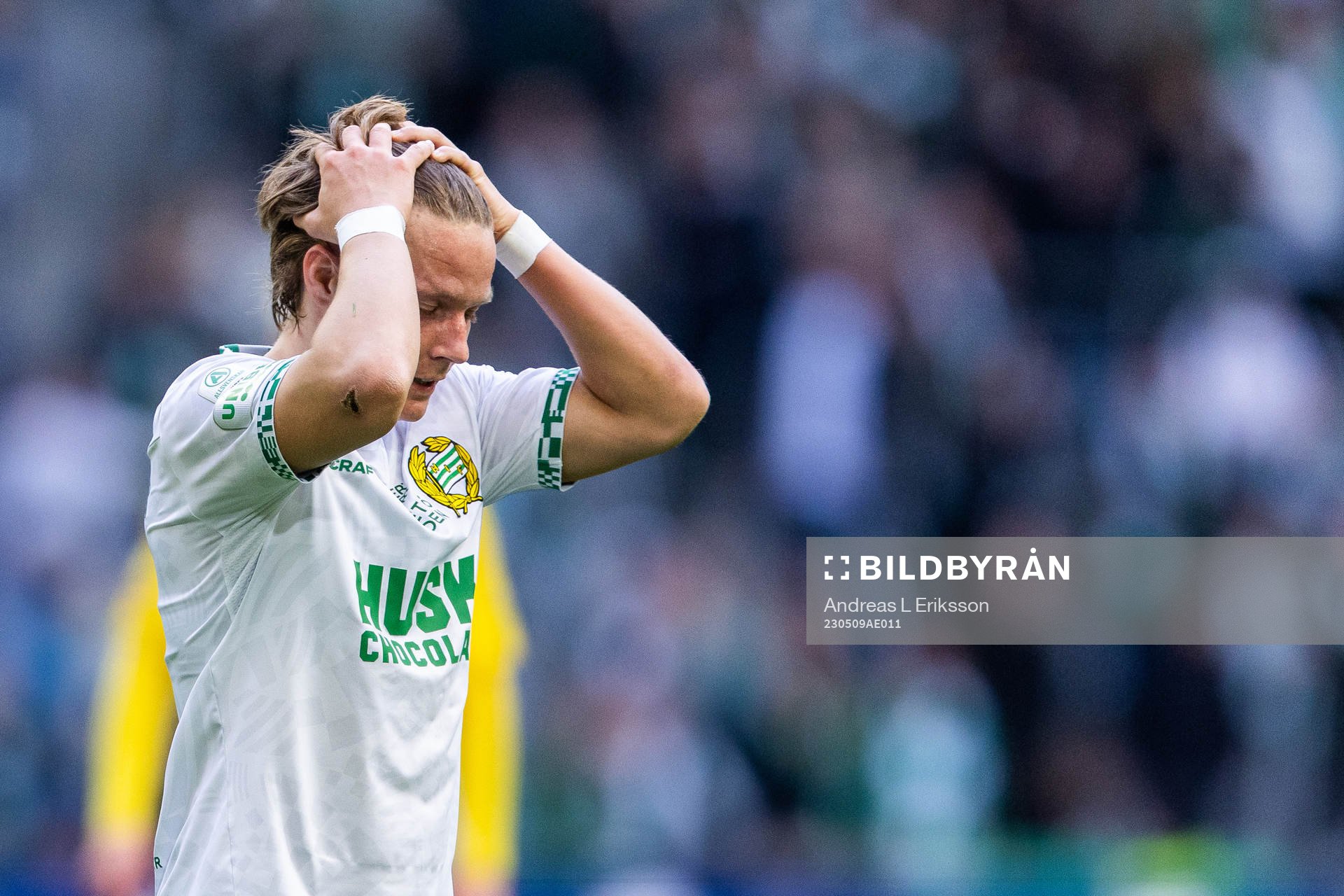 Hammarbys August Mikkelsen deppar