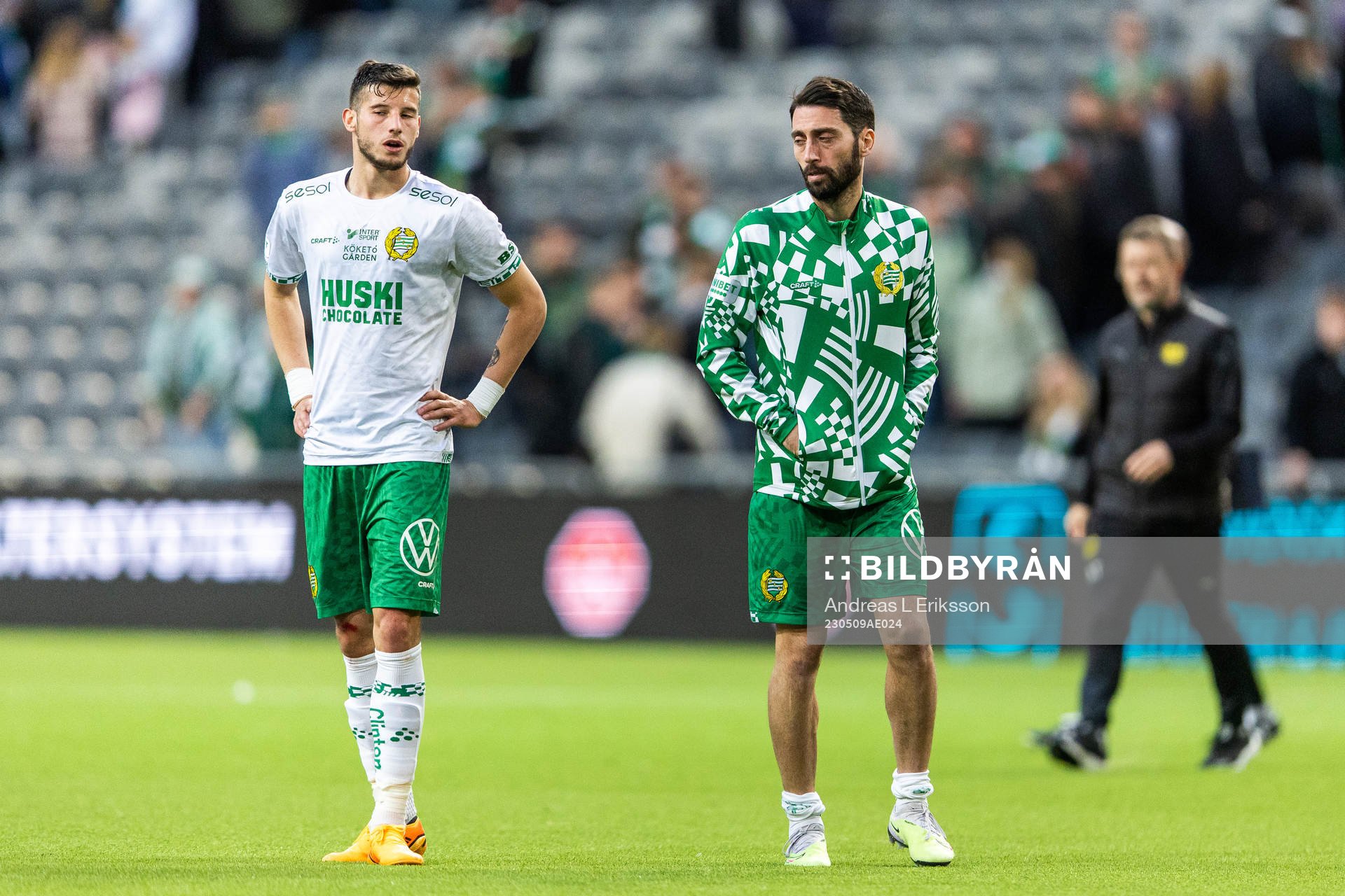 Hammarbys Viktor Djukanovic och Adi Nalic deppar