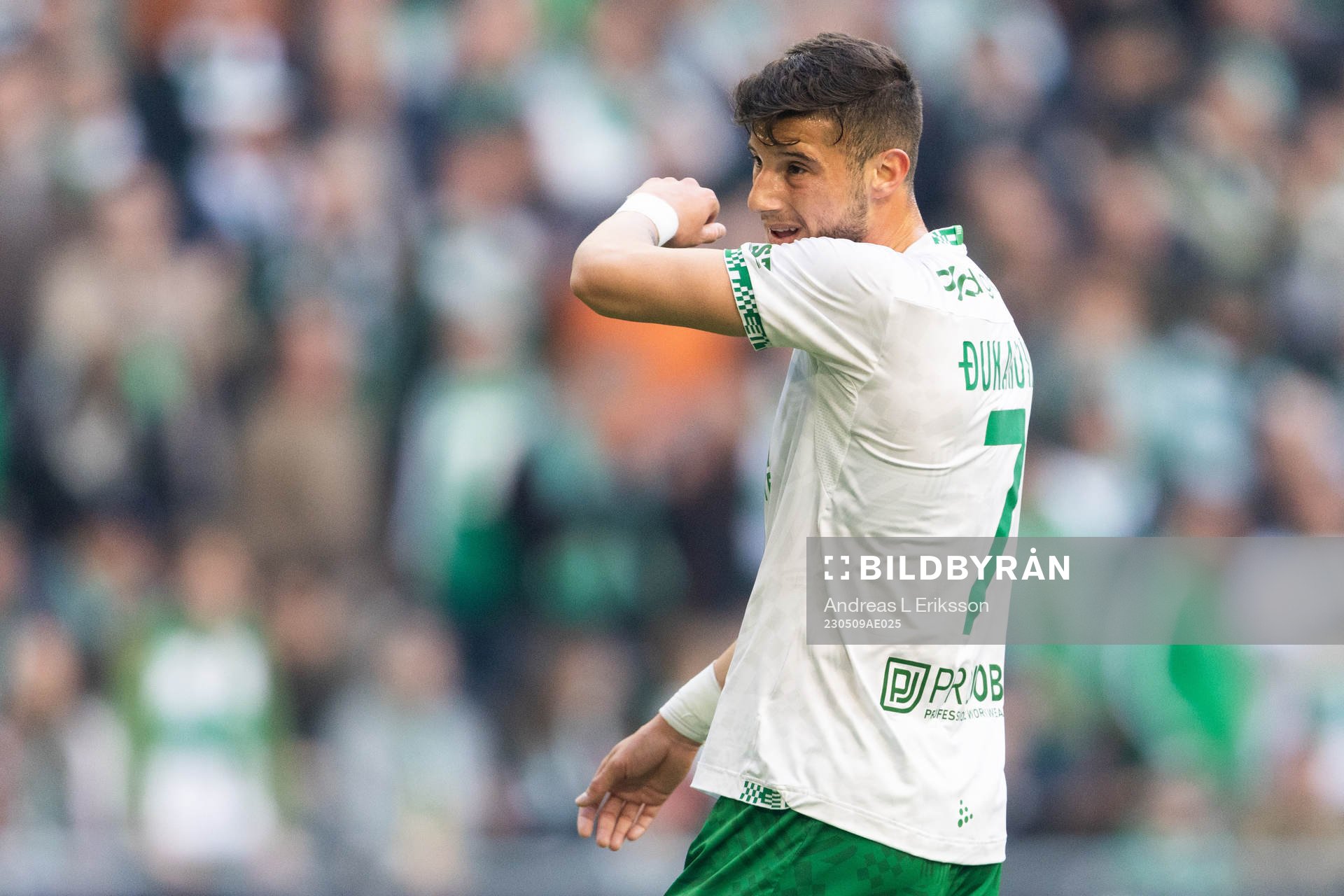 Hammarbys Viktor Djukanovic deppar