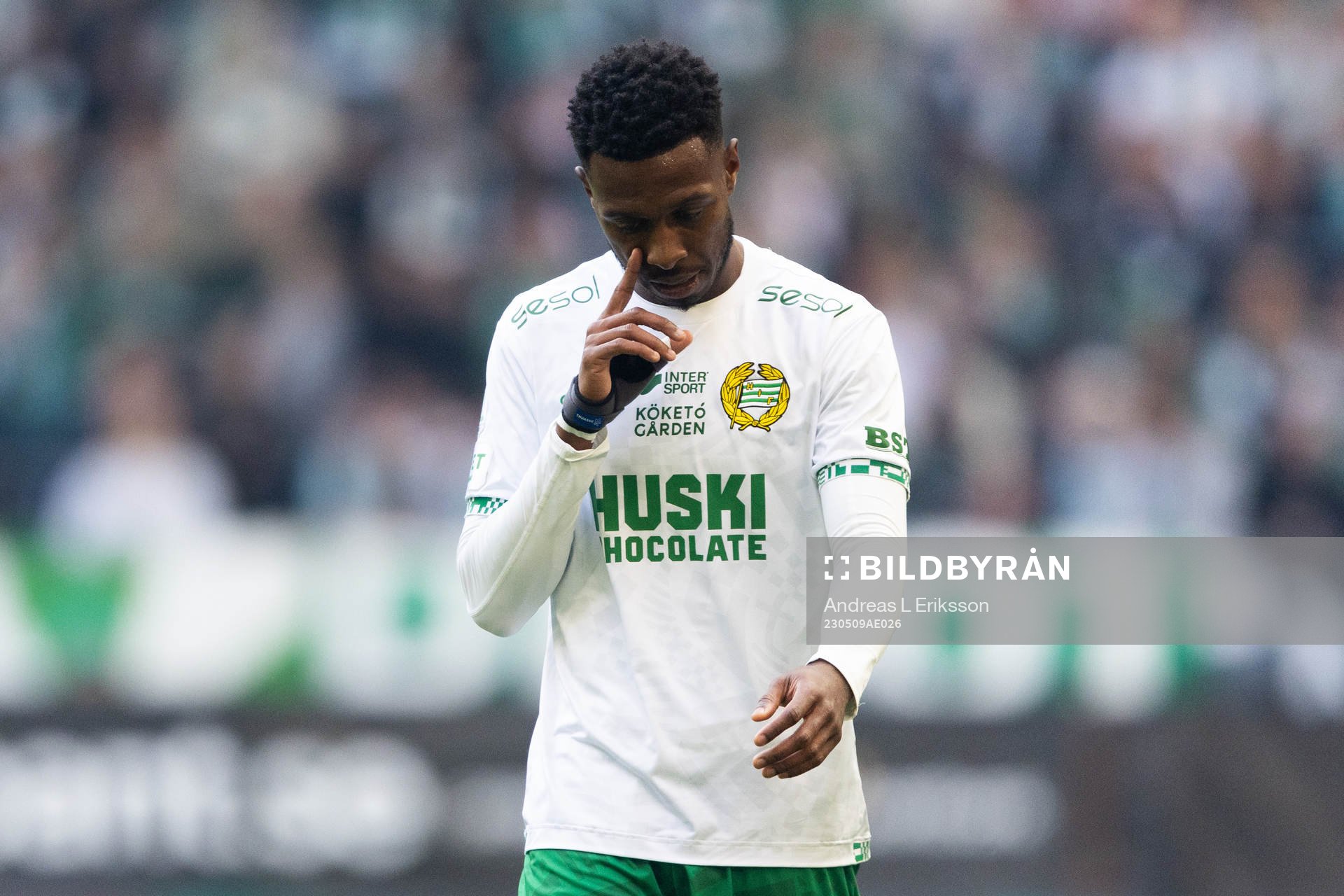 Hammarbys Shaquille Pinas deppar
