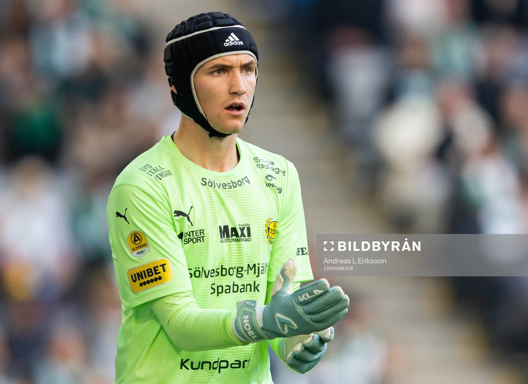 Mjällbys målvakt Noel Törnqvist