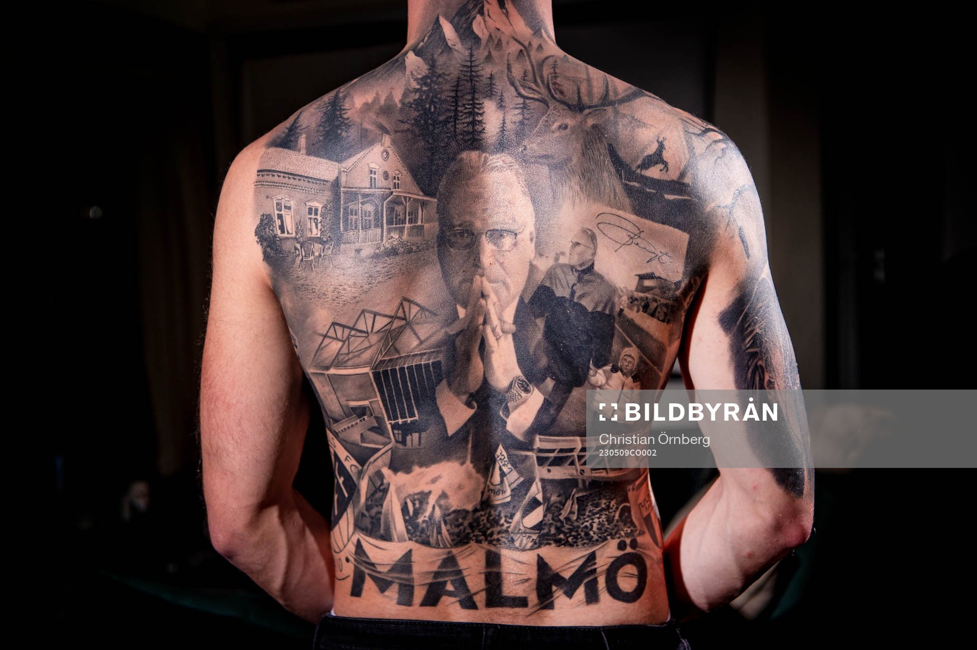 Bengt Madsens barnbarn Tristan vann en tatueringstävling