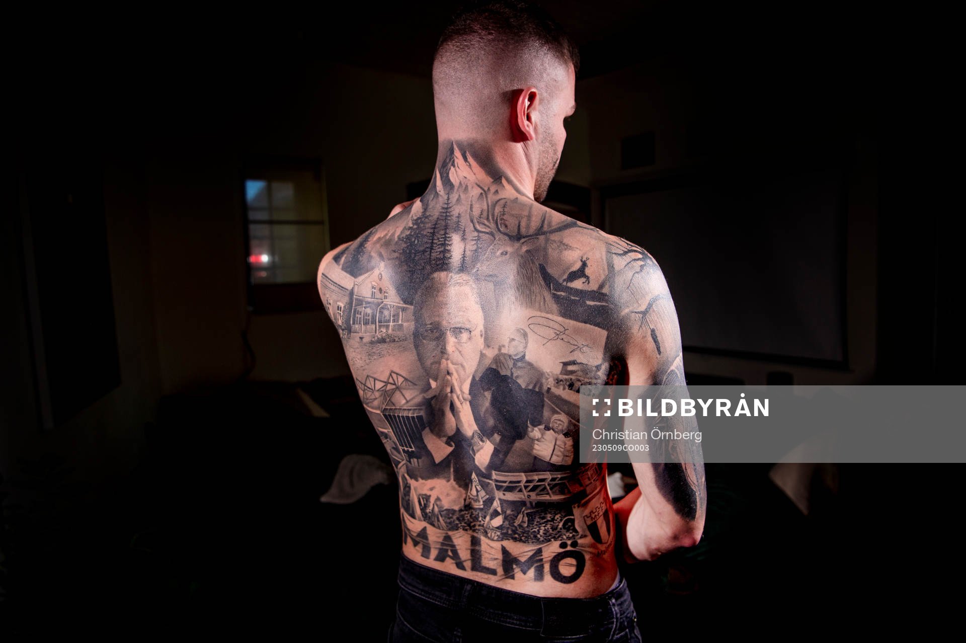 Bengt Madsens barnbarn Tristan vann en tatueringstävling