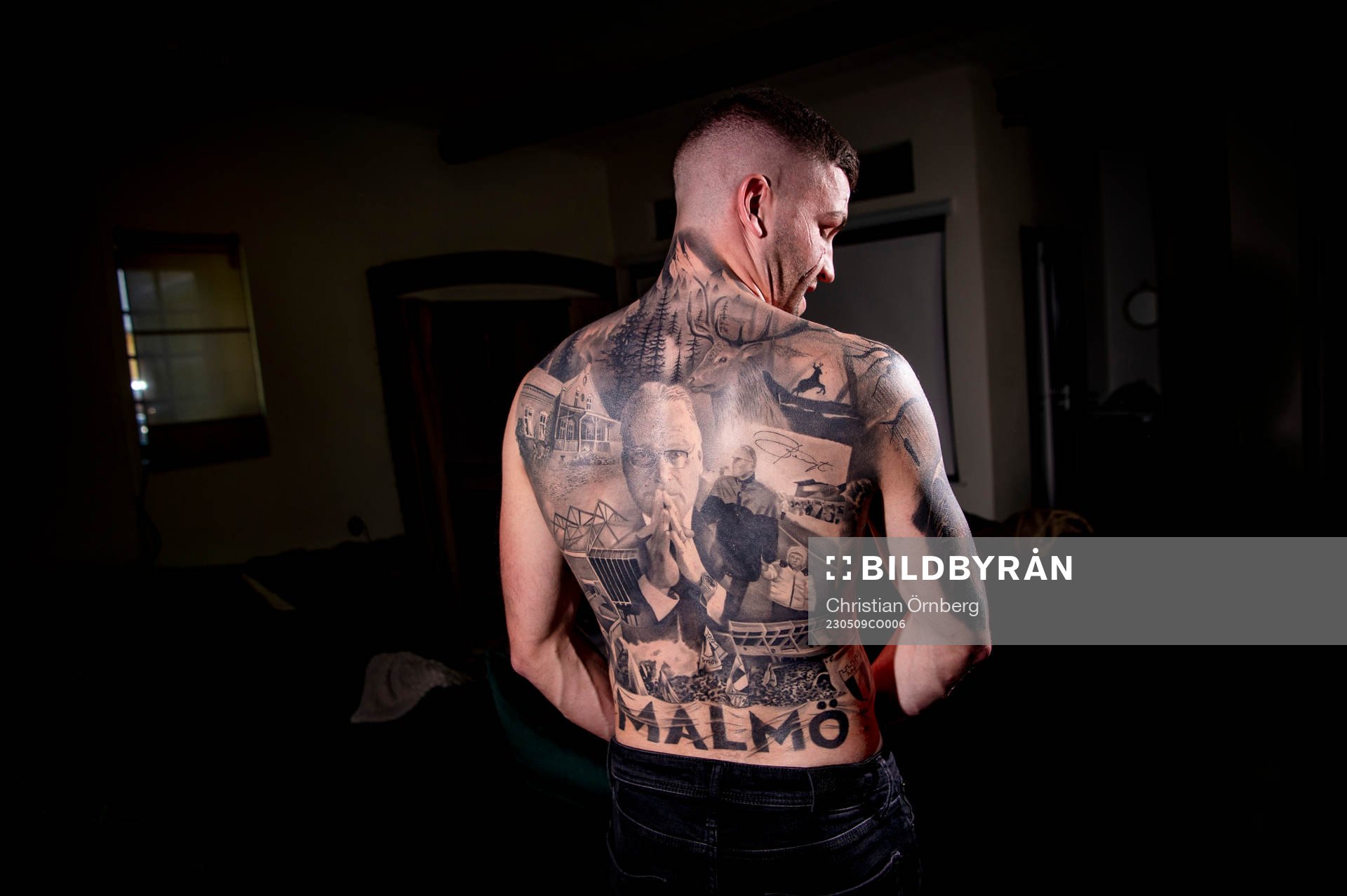 Bengt Madsens barnbarn Tristan vann en tatueringstävling
