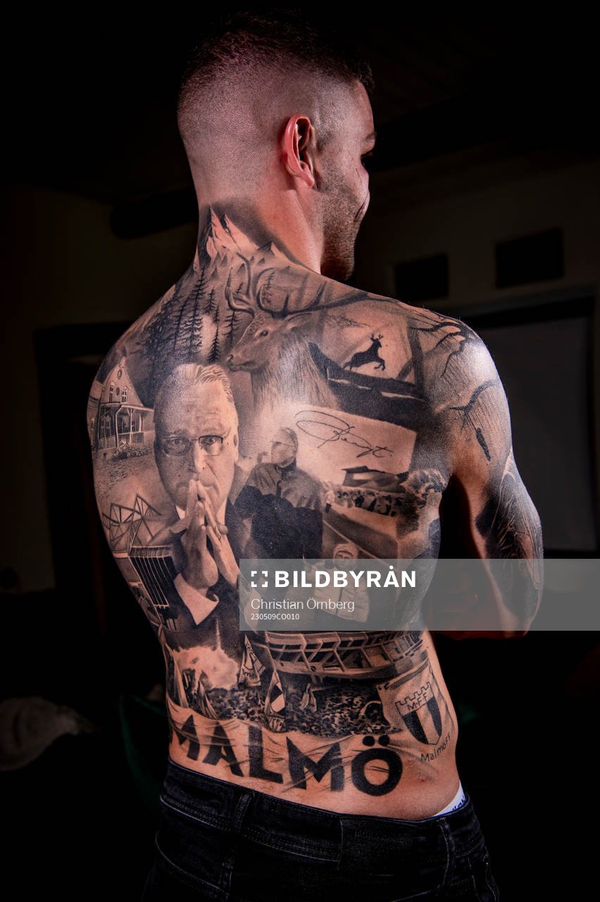 Bengt Madsens barnbarn Tristan vann en tatueringstävling