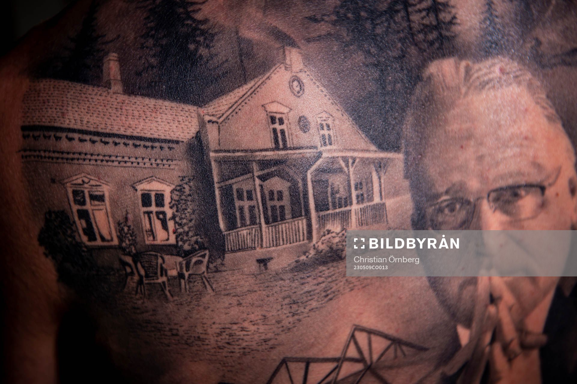 Bengt Madsens barnbarn Tristan vann en tatueringstävling