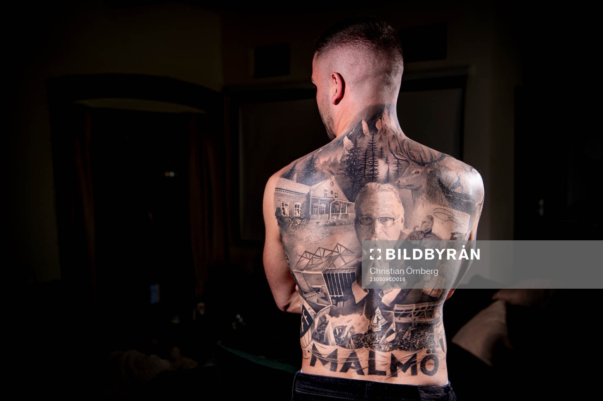 Bengt Madsens barnbarn Tristan vann en tatueringstävling