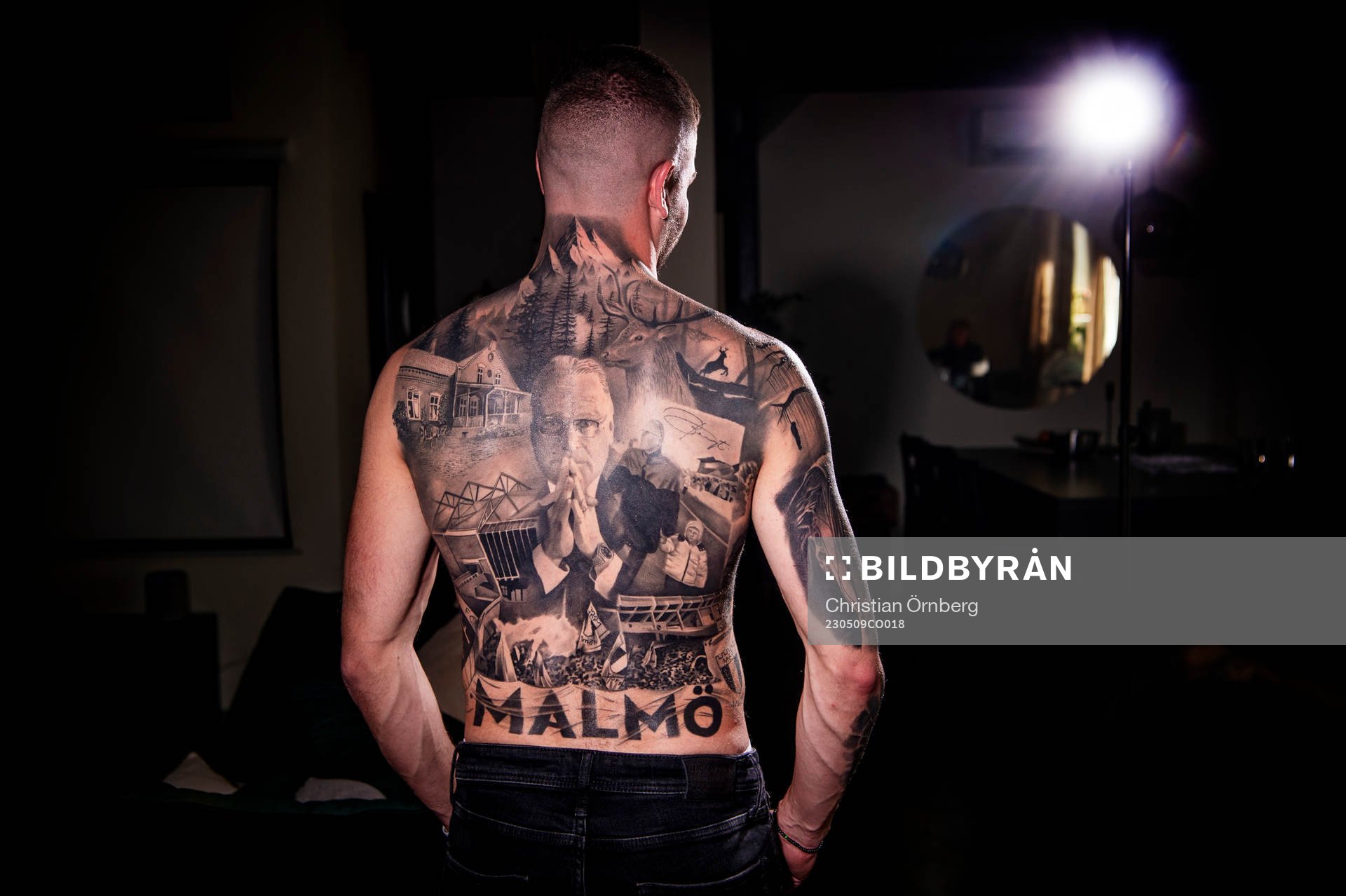 Bengt Madsens barnbarn Tristan vann en tatueringstävling